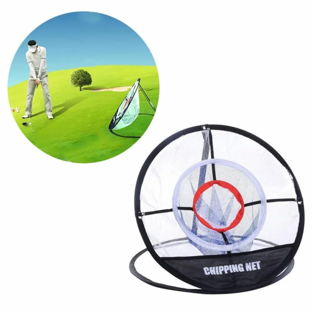 Red de Práctica de Golf Portátil para Interior y Exterior con Objetivo