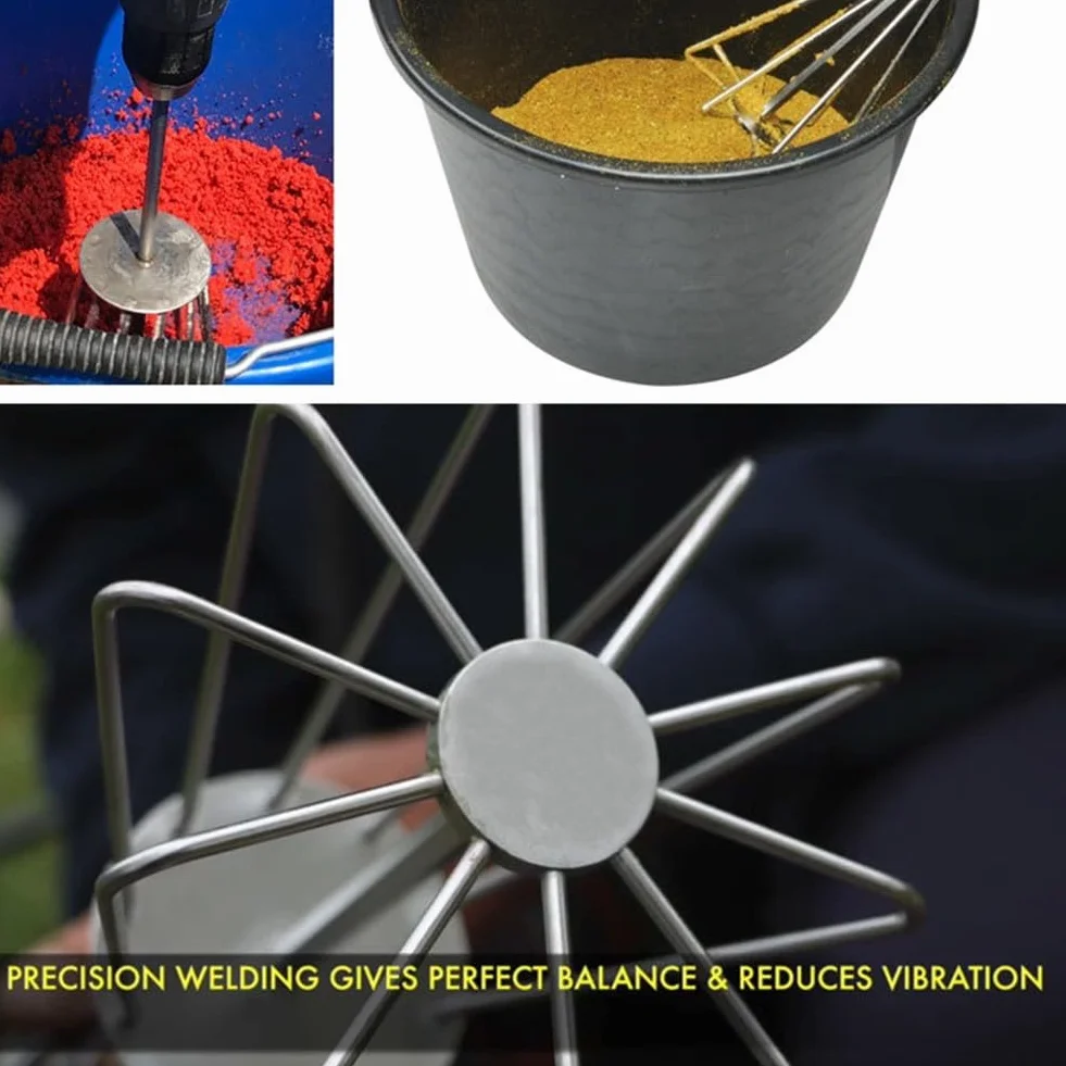 Mezclador de cebo de tierra 11 cuchillas acero inoxidable para pesca de carpas