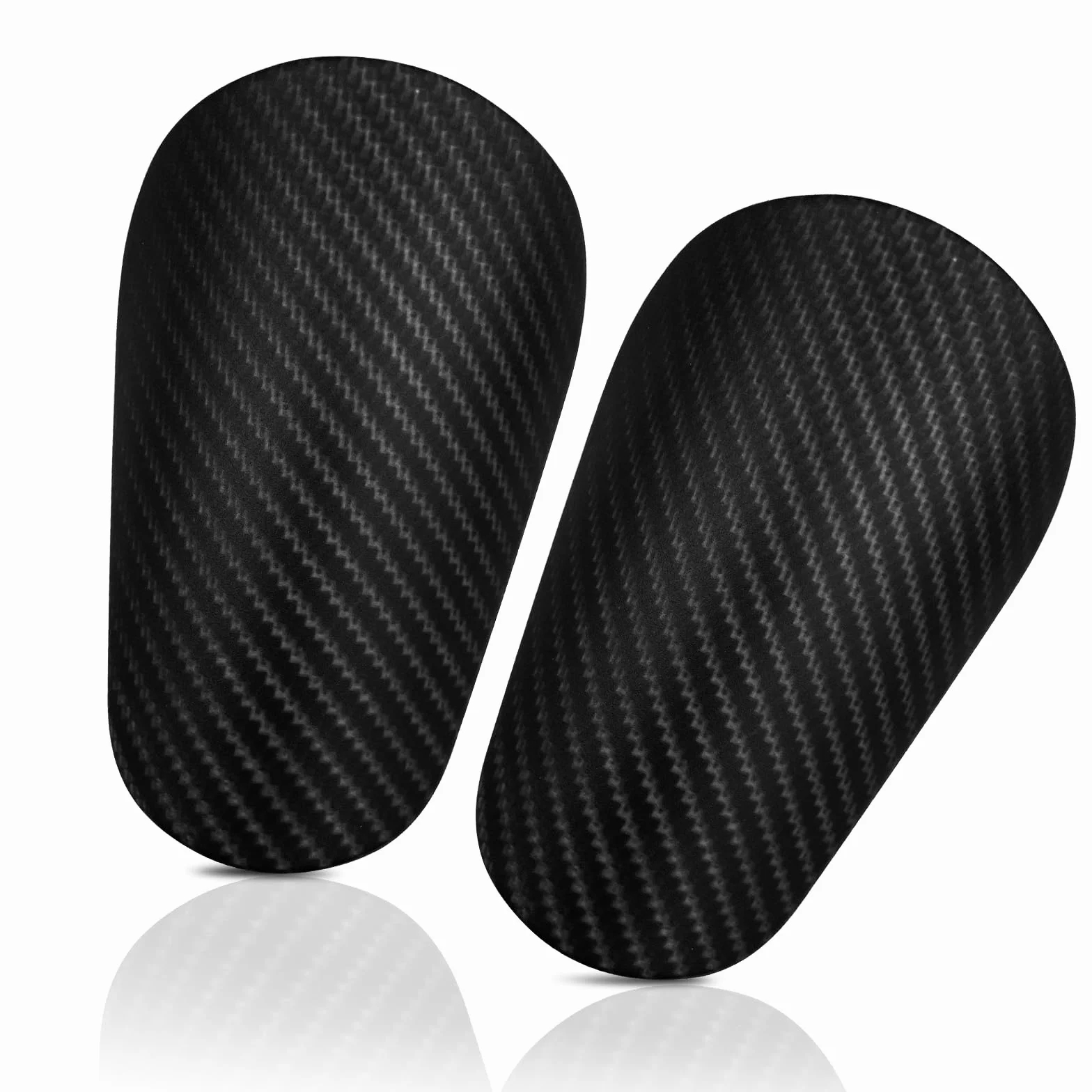 Mini Espinilleras Futbol 10x6cm Gris Oscuro 1 Par