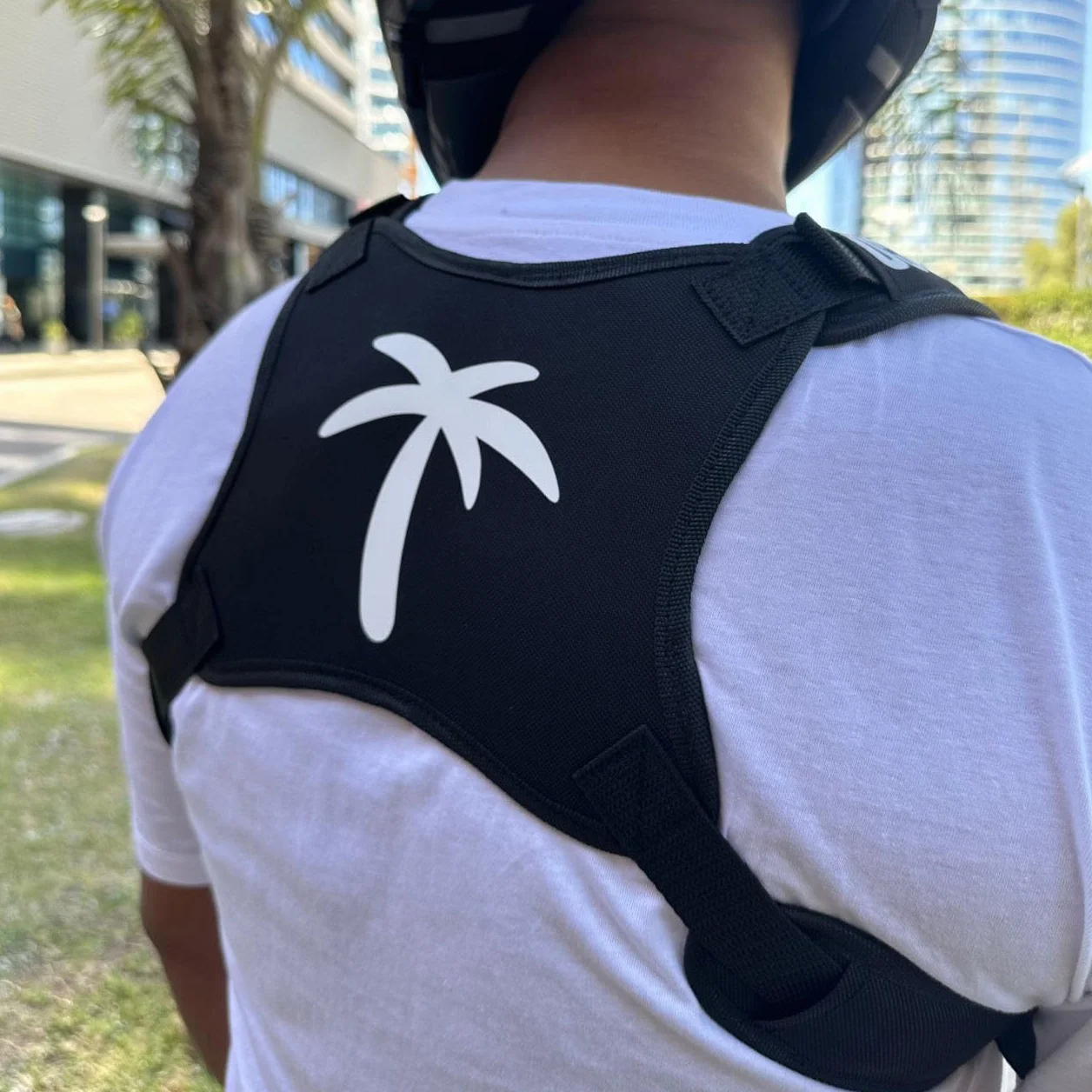 Pechera para Grabar con Soporte para Móvil Ajustable, Bicicleta Moto Motocross