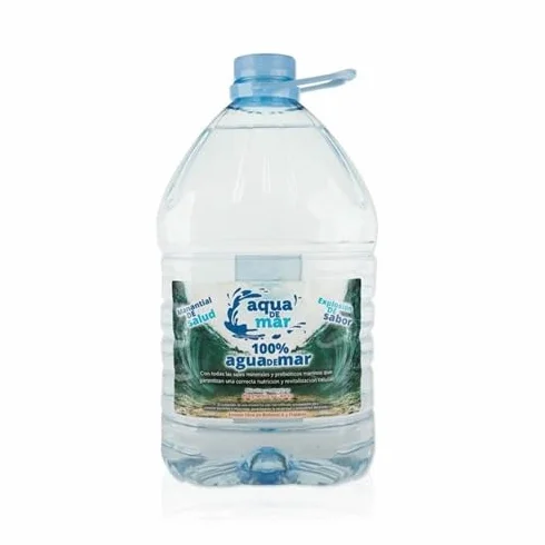 Agua de Mar Hipertónica Aqua de mar Sin sabor Botella 5 L