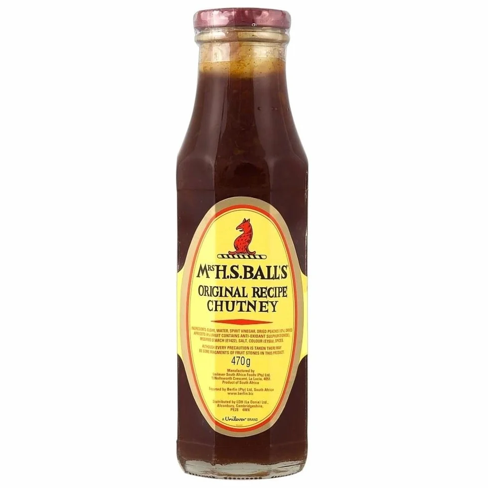 Mrs Ball's Chutney Receta Original 470g Paquete de 6