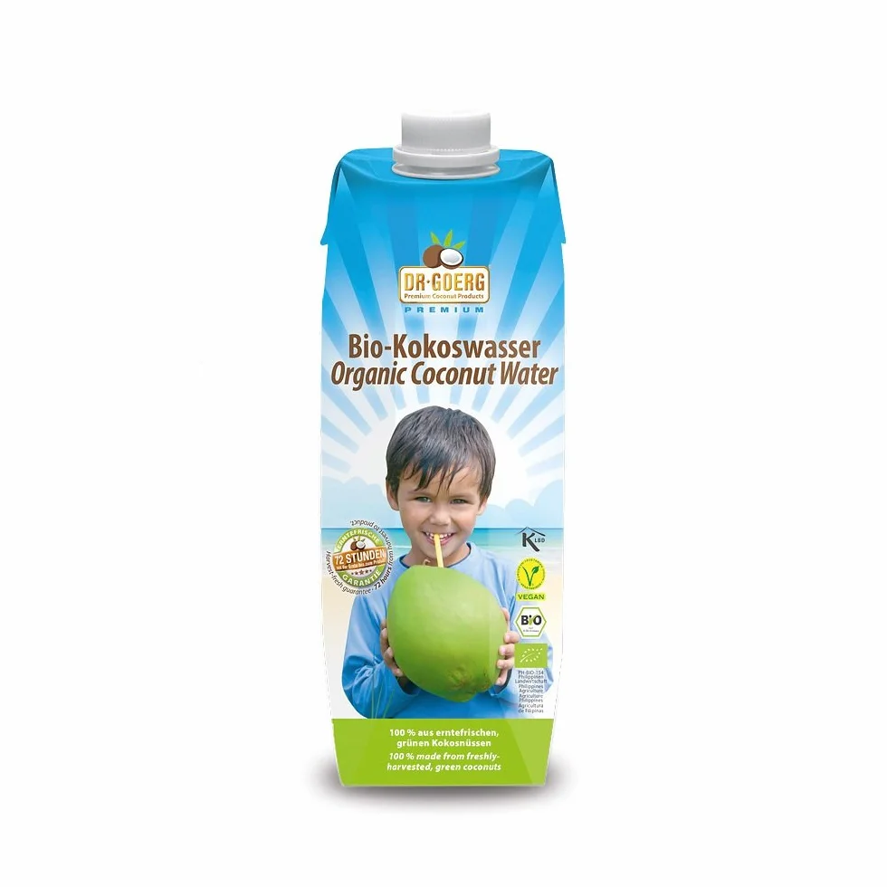 Bebida Dr Goerg Agua De Coco Bio Tetra Brick Aséptico 1L