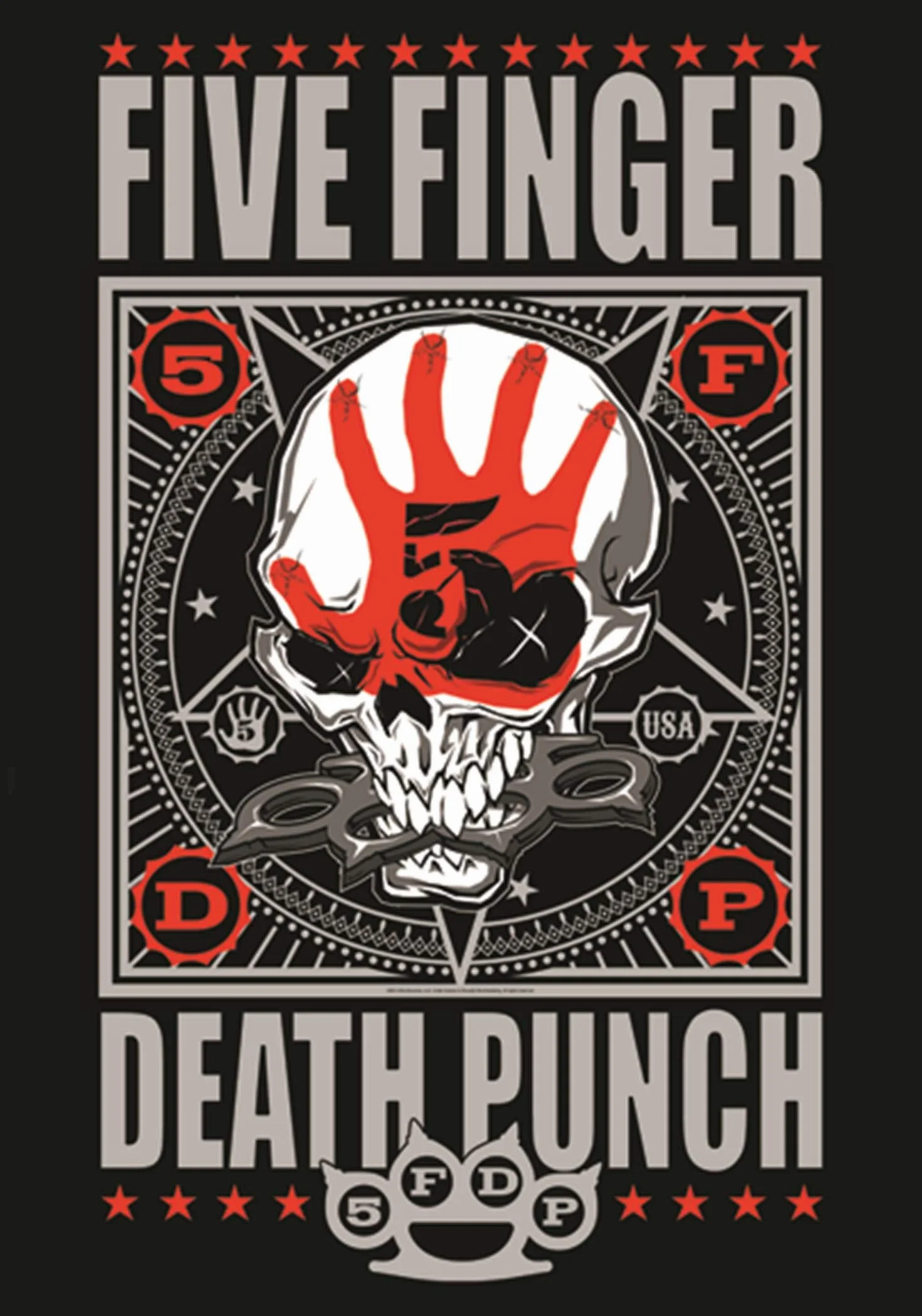 Five Finger Death Punch Punchagram Bandera