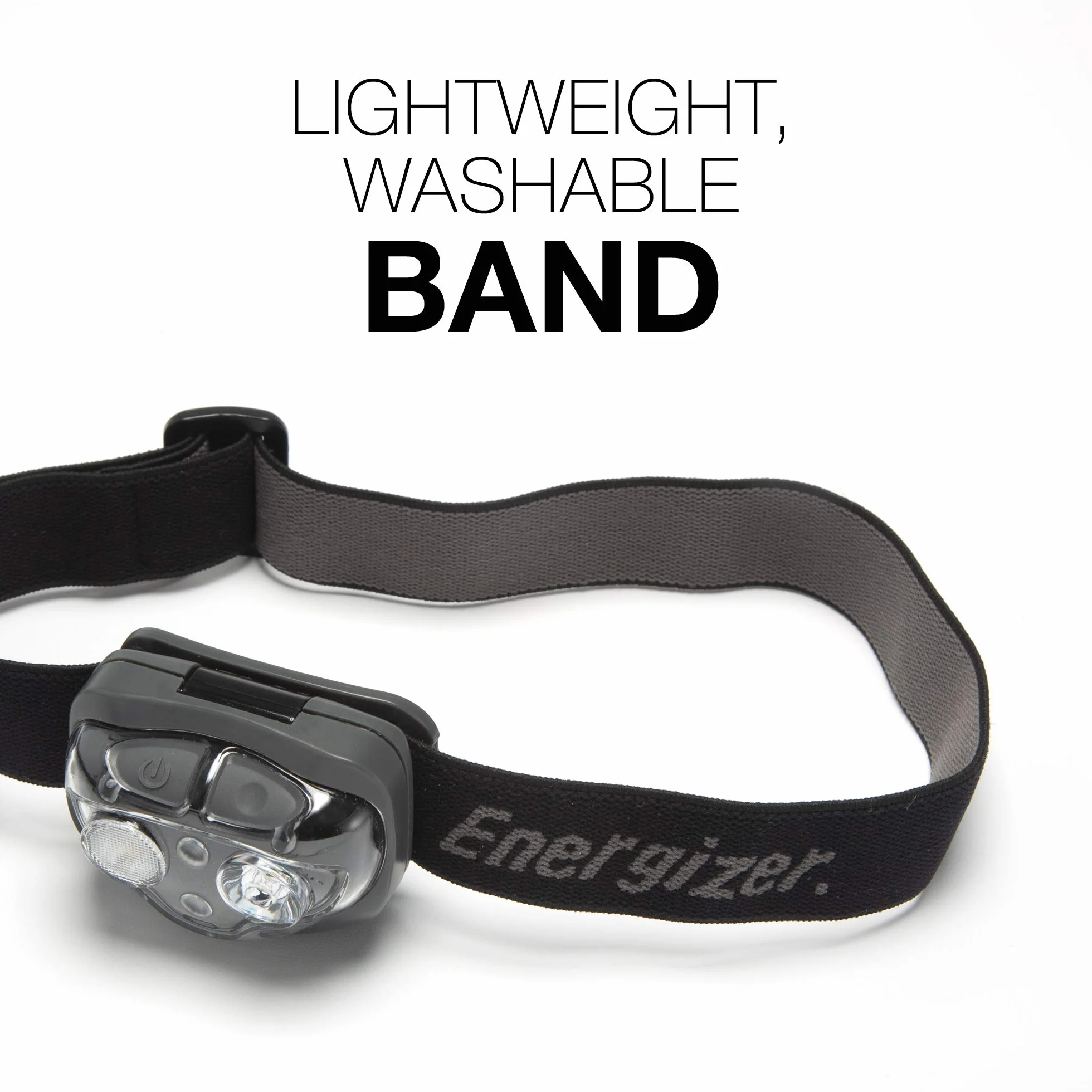 Energizer Vision HD+ Linterna Frontal LED 360 Lumen IPX4 Negro Medianoche, Ajustable, Pilas Incluidas