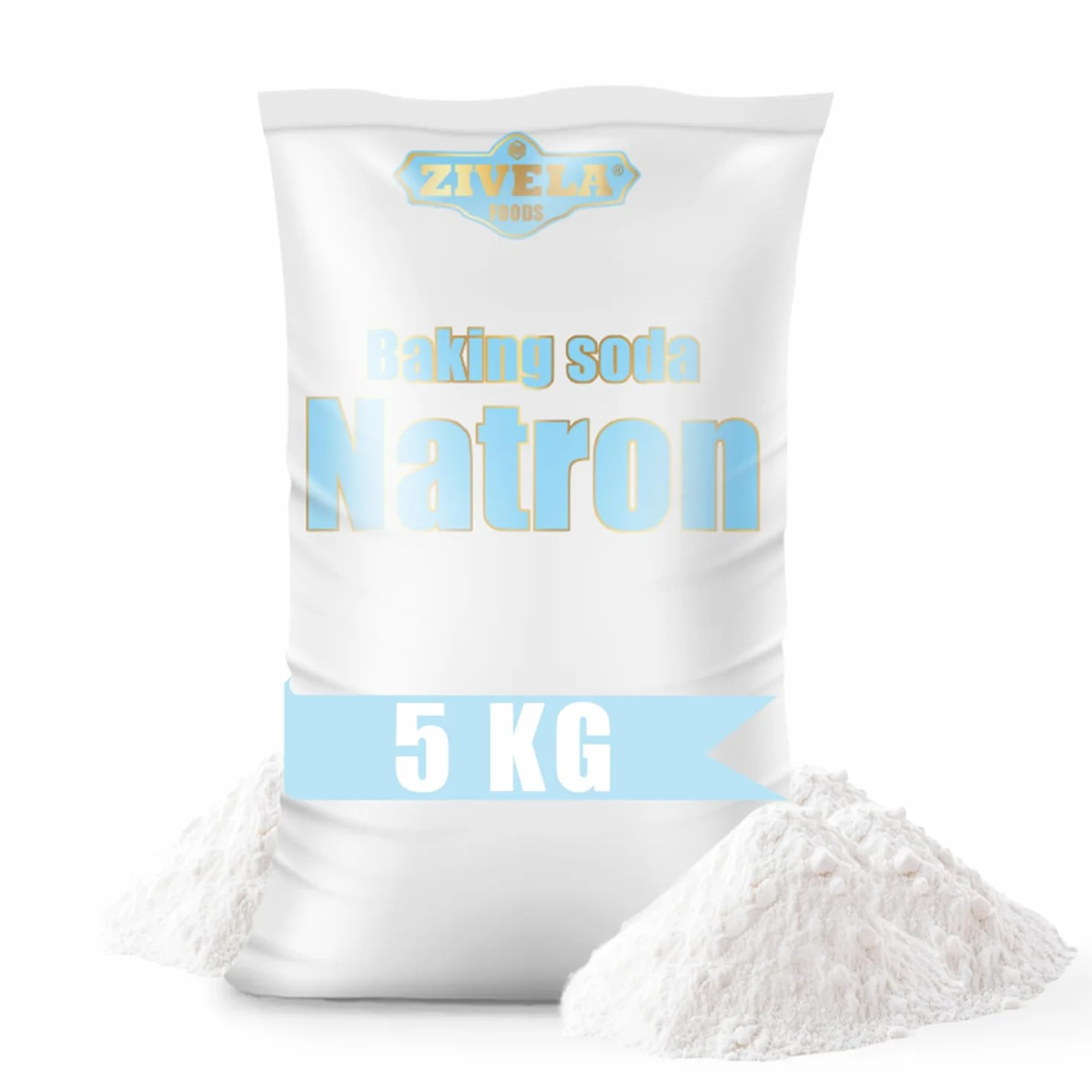 Bicarbonato de sodio en polvo, 10 kg, bicarbonato de sodio, sal sódica, 2 x 5 kg de bicarbonato de sodio E500 100% puro, calidad alimentaria