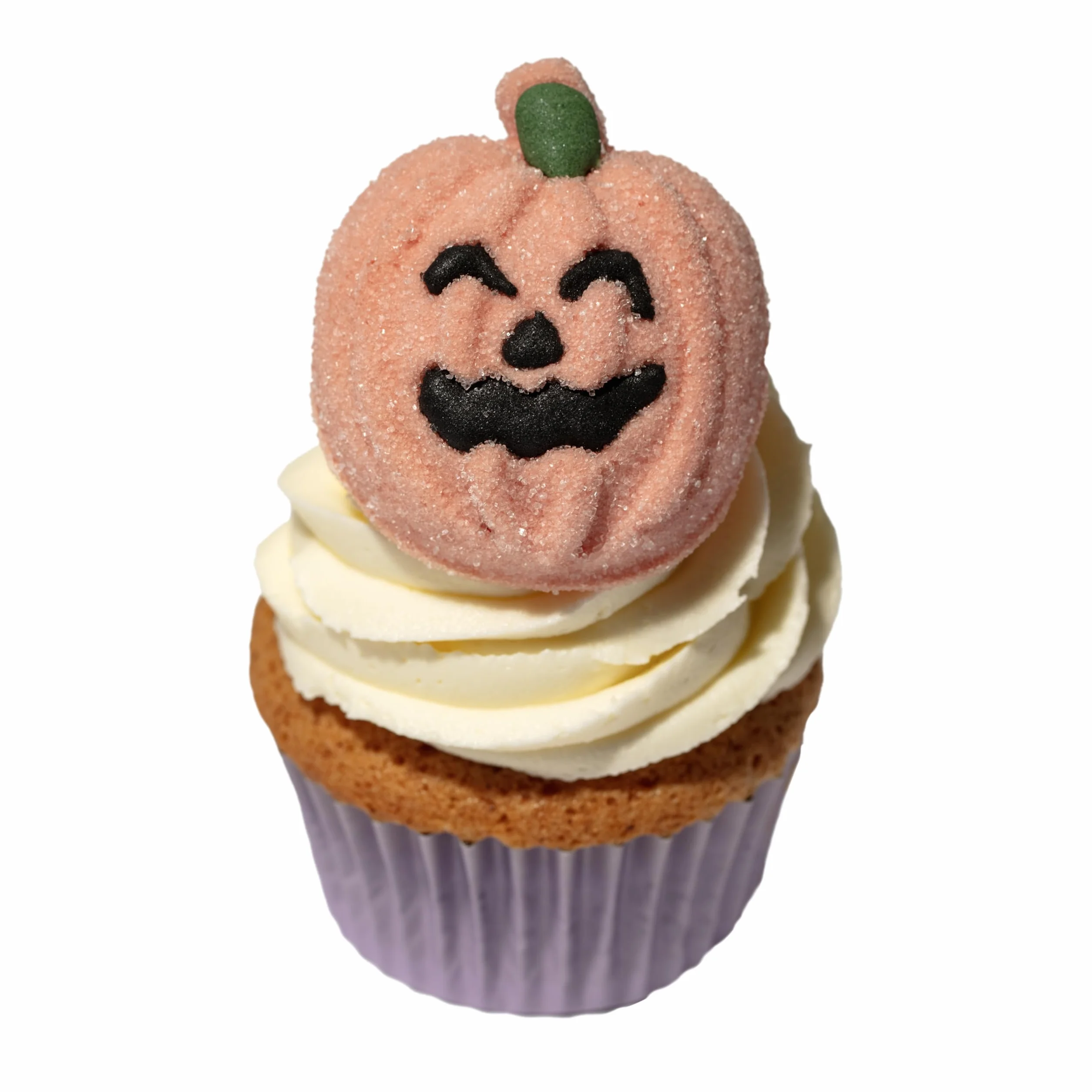Topper de Malvavisco para Pasteles de Halloween – Set de 12 Calabazas (180g)