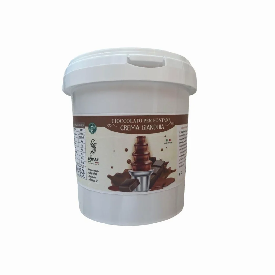 Chocolate avellanas - Liquido - para fuentes de chocolate 2 kg