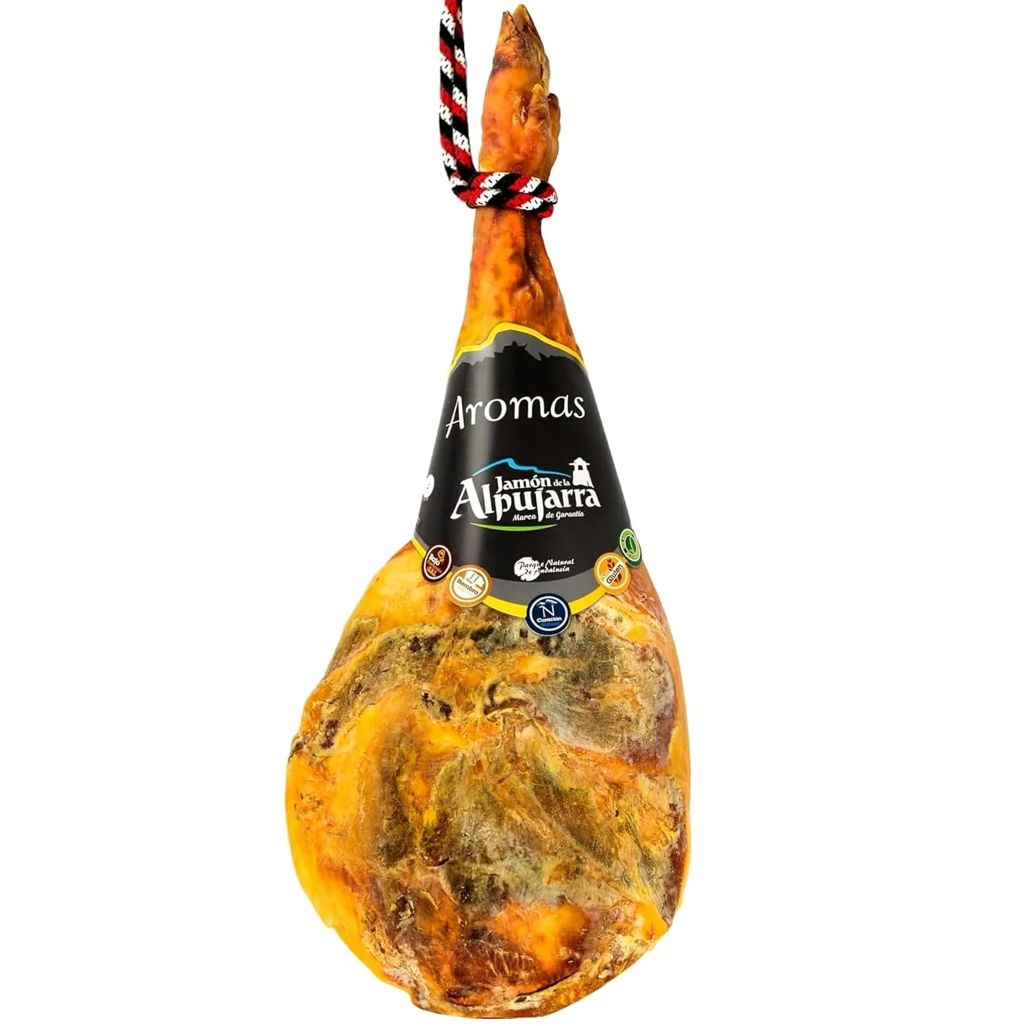 LalolaGourmet - Paleta Serrana Gran Reserva (5.5/6 kg) Curacion Natural 100% Sin Gluten y Baja en Sal I Paletilla de Jamon Serrano - Pata Delantera