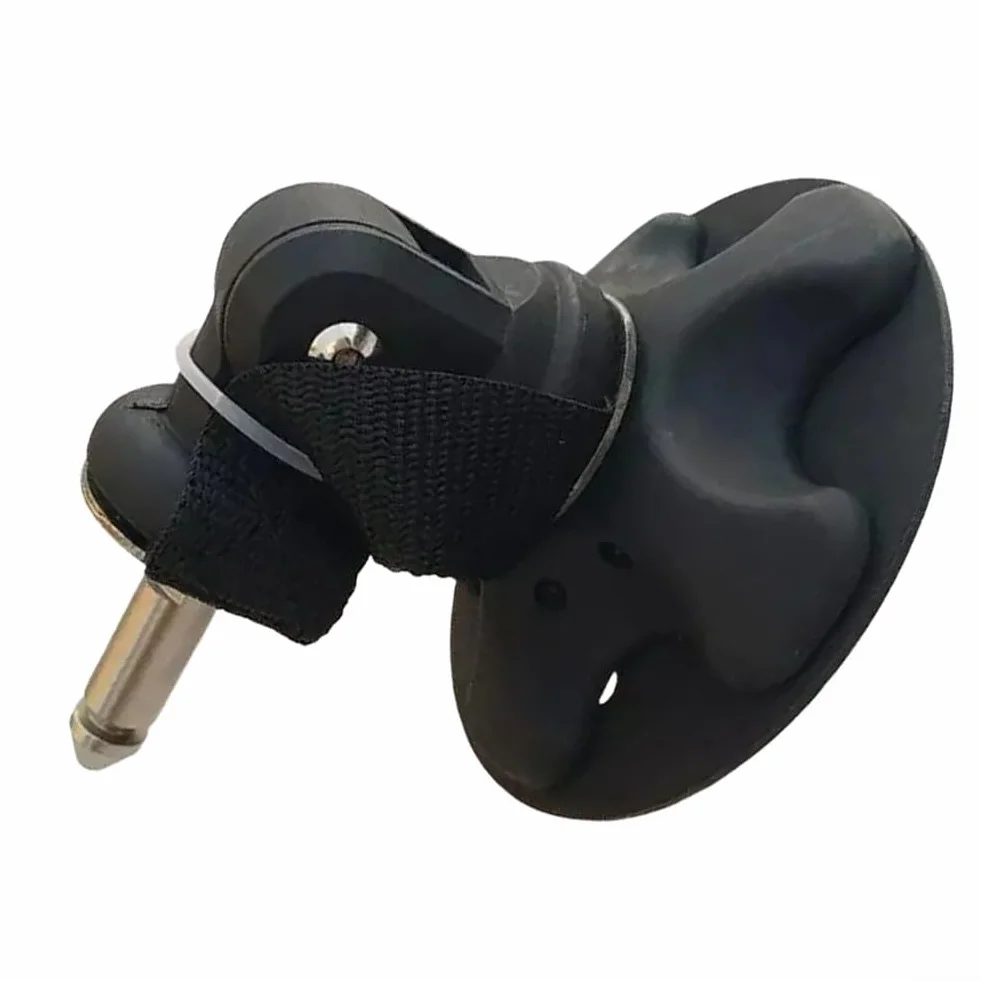 DAZZLEEX Junta de pie de mástil de tendón de surf 360° rotación, pin M8 nailon acero inoxidable para windsurf