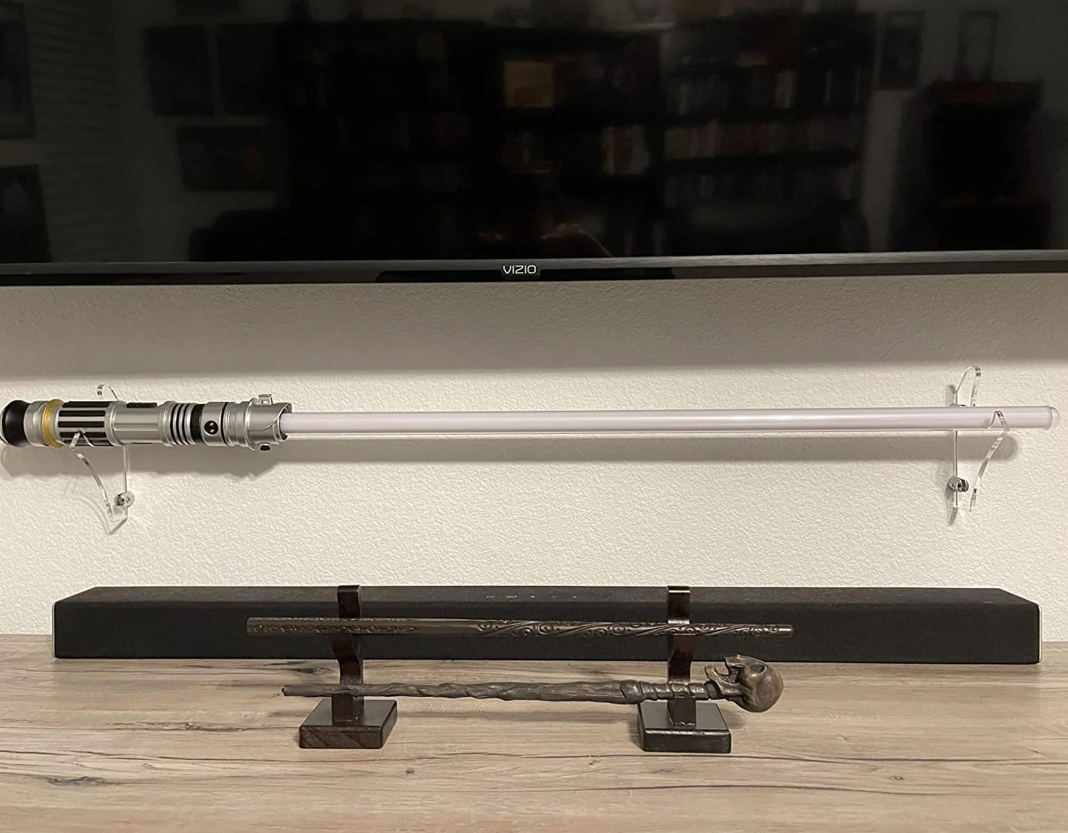Soporte para Sable de luz, montado en la Pared, para FX, Star Wars, 1 par