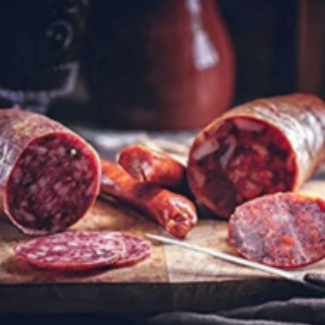 Jamón Ibérico de Cebo 50% Raza Ibérica 80 gr Envasado al Vacío Cortado a Cuchillo Marca Guiju Salamanca