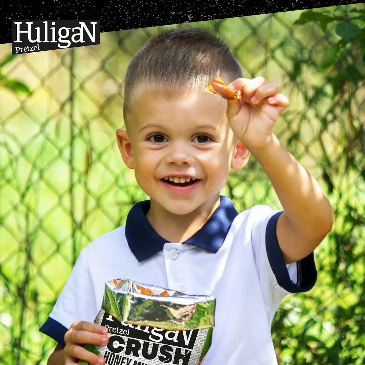Huligan Pretzels Salsa de queso triturado 18 x 65 g Pretzel horneado finos aperitivos salados vegetariano jalapeños crujientes multipack