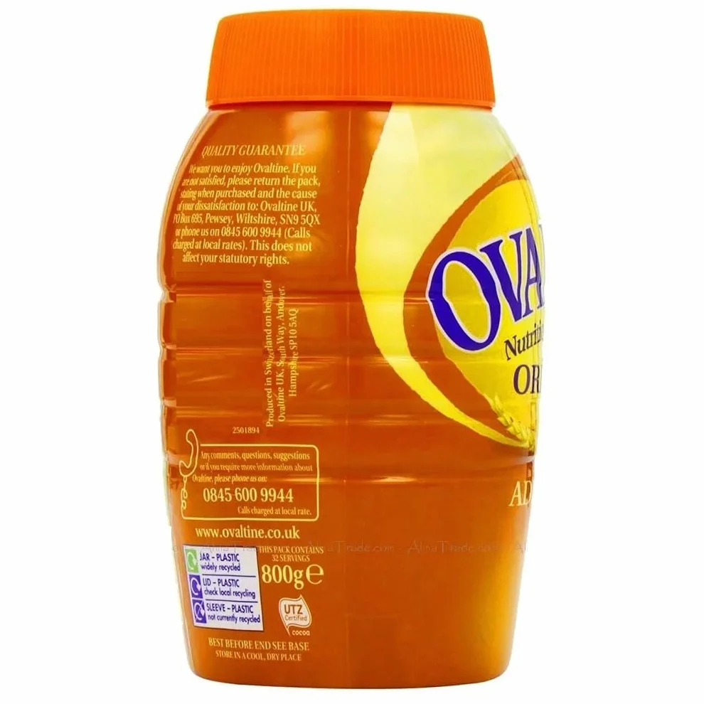 Ovaltine 800 g Paquete original de 6