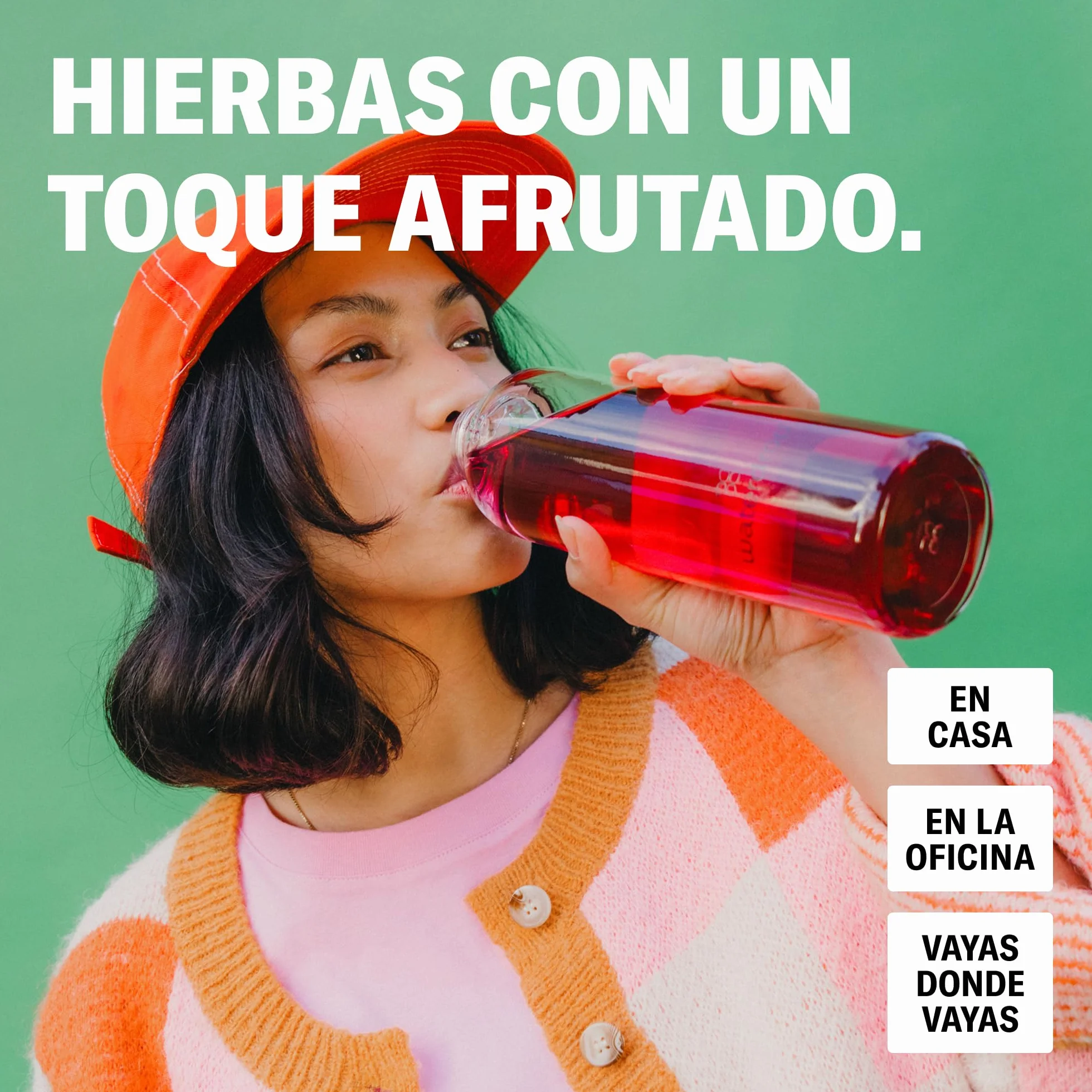 waterdrop® x Ricola, 48 Pastillas Saborizantes Agua, Bebidas Instantaneas Mix 4 Sabores Naturales: Frambuesa, Verbena, Granada, Menta-Limón. Sin Azúcar, baja en calorías con vitaminas