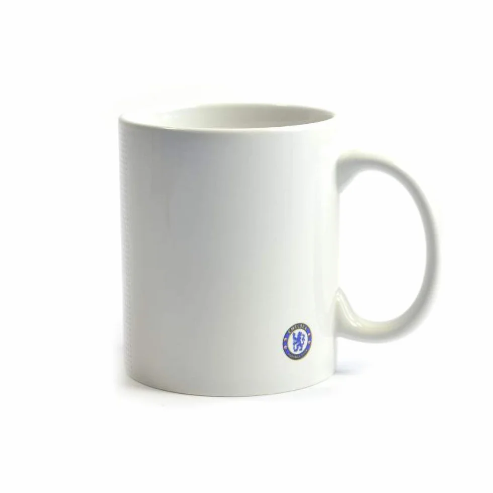 Chelsea FC Taza diseño halftone Azul Blanco