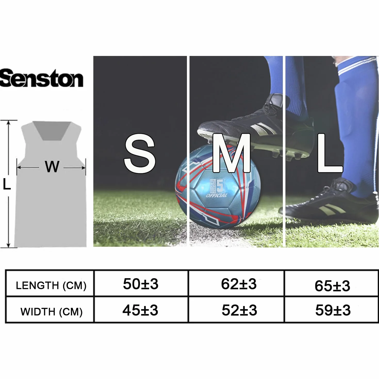 Senston Casulla de 12 Piezas para Entrenamiento de Respaldo de Fútbol, Baloncesto, Voleibol y Béisbol