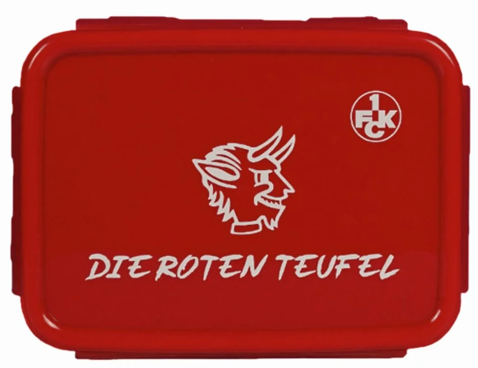 1. FC Kaiserslautern Fiambrera 2 unidades diseño diablos rojos