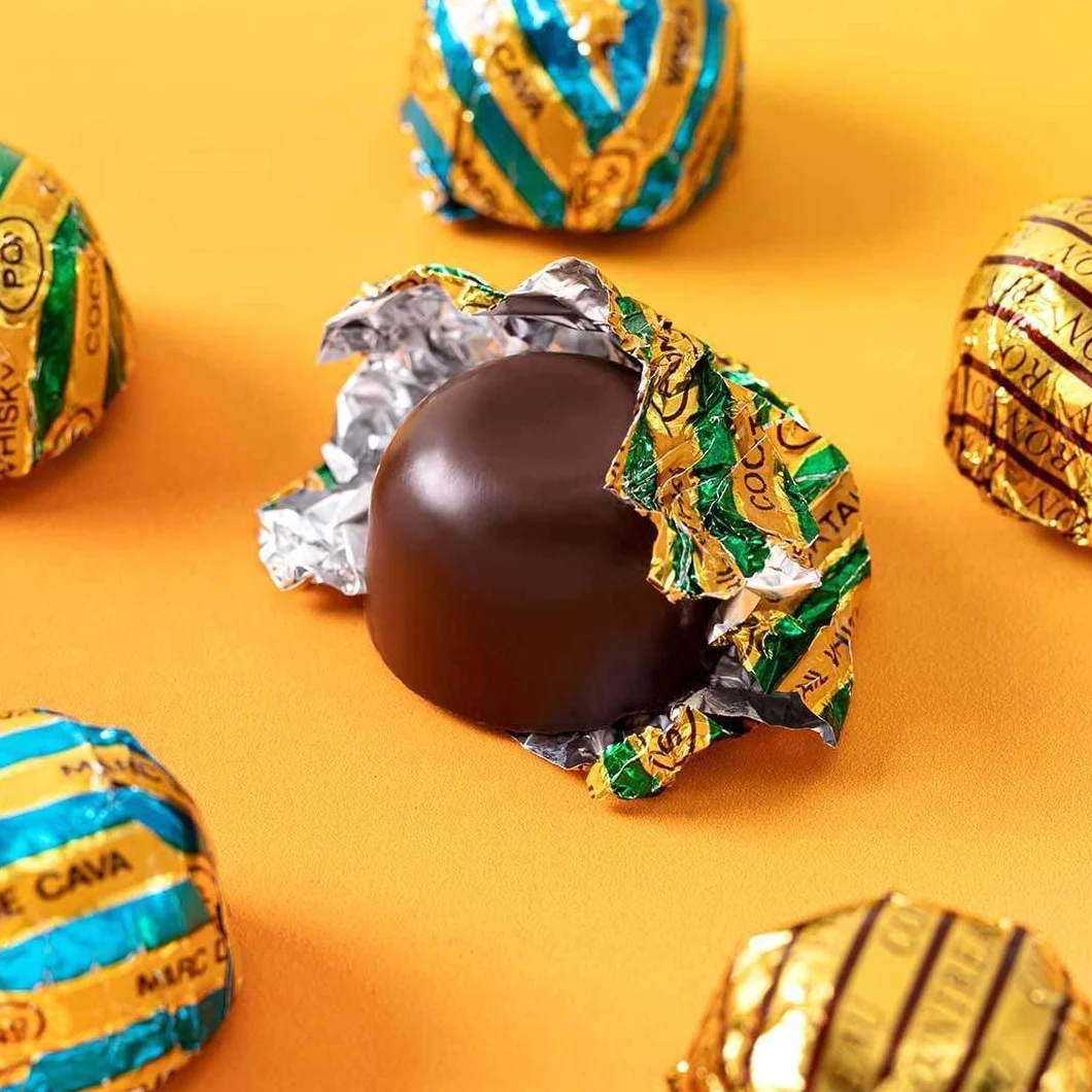 Bombones de Licor - Caja 700g - Bombonería Pons - 64 piezas - Cofre de Chocolate con Licor