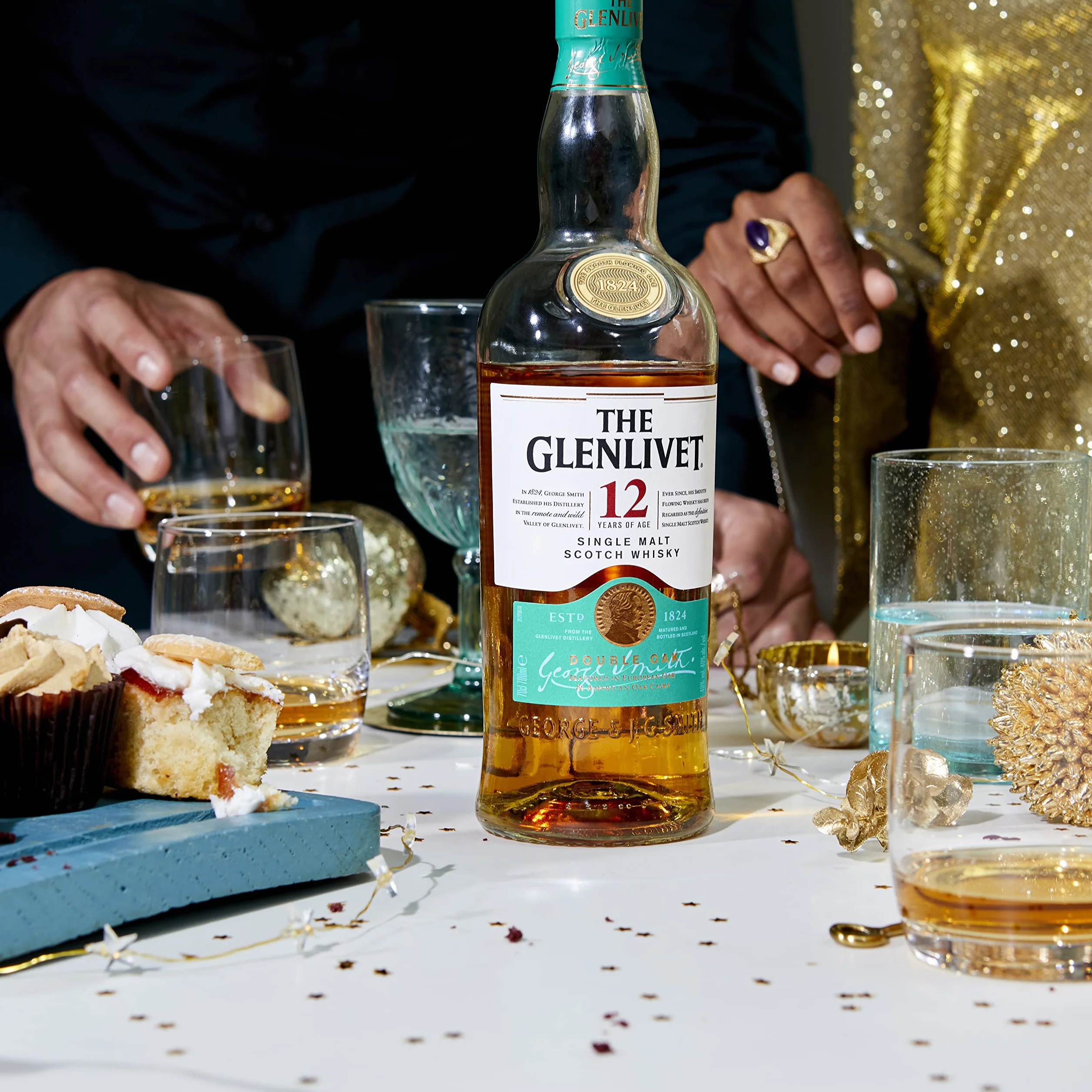 The Glenlivet 12 años Whisky Escocés de Malta Premium, 700 ml