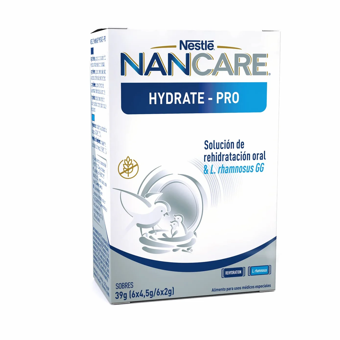 Nestlé NANCARE HYDRATE-PRO - Polvo 6(4,5g+2g) - Complemento infantil