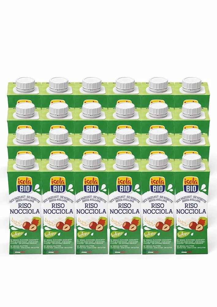 Isola Bio Bebida Mini Avellanas Bio 250 Ml X 3 Pack 3 Unidades 300 g