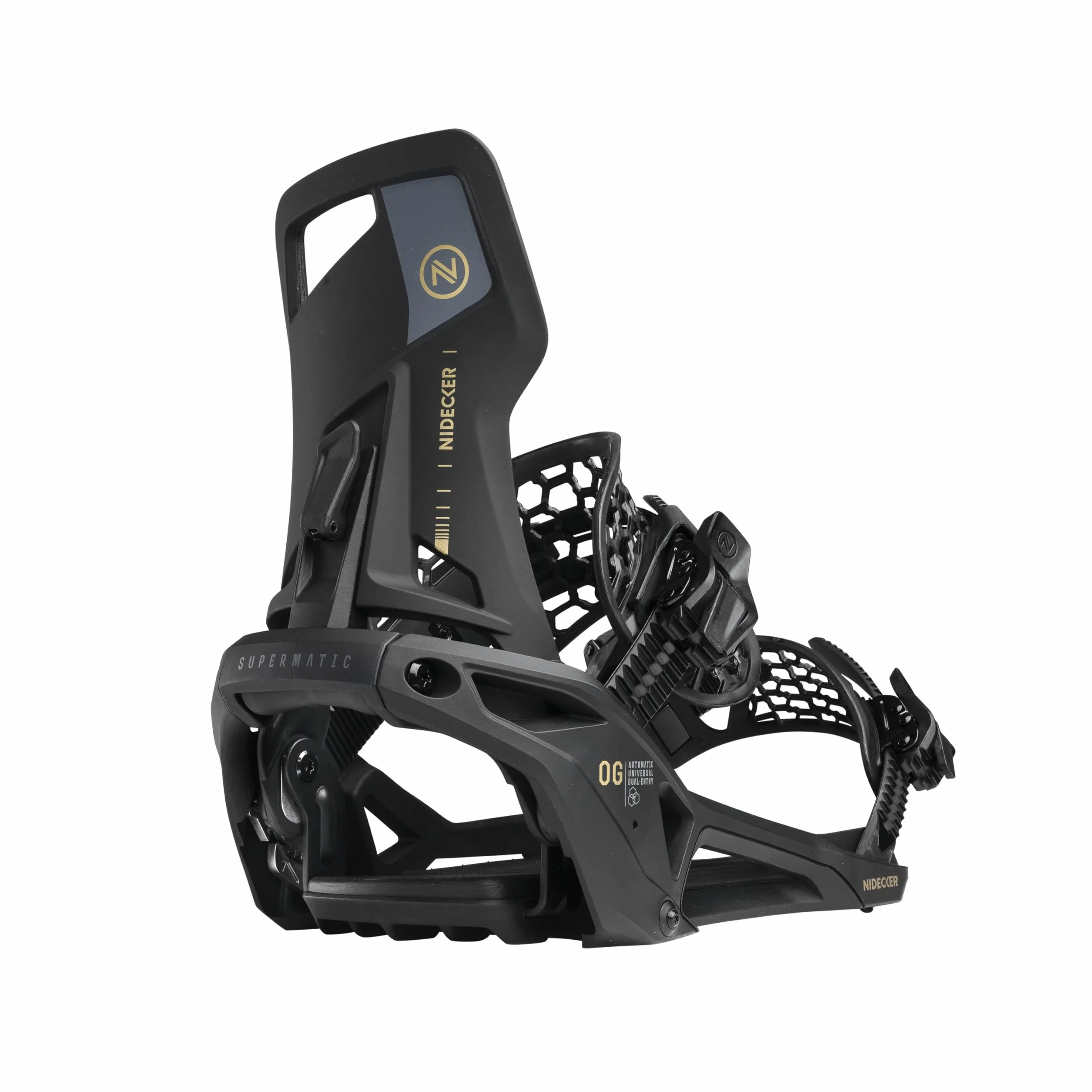 Nidecker Supermatic Snowboard Fijación Automática Universal Doble Entrada