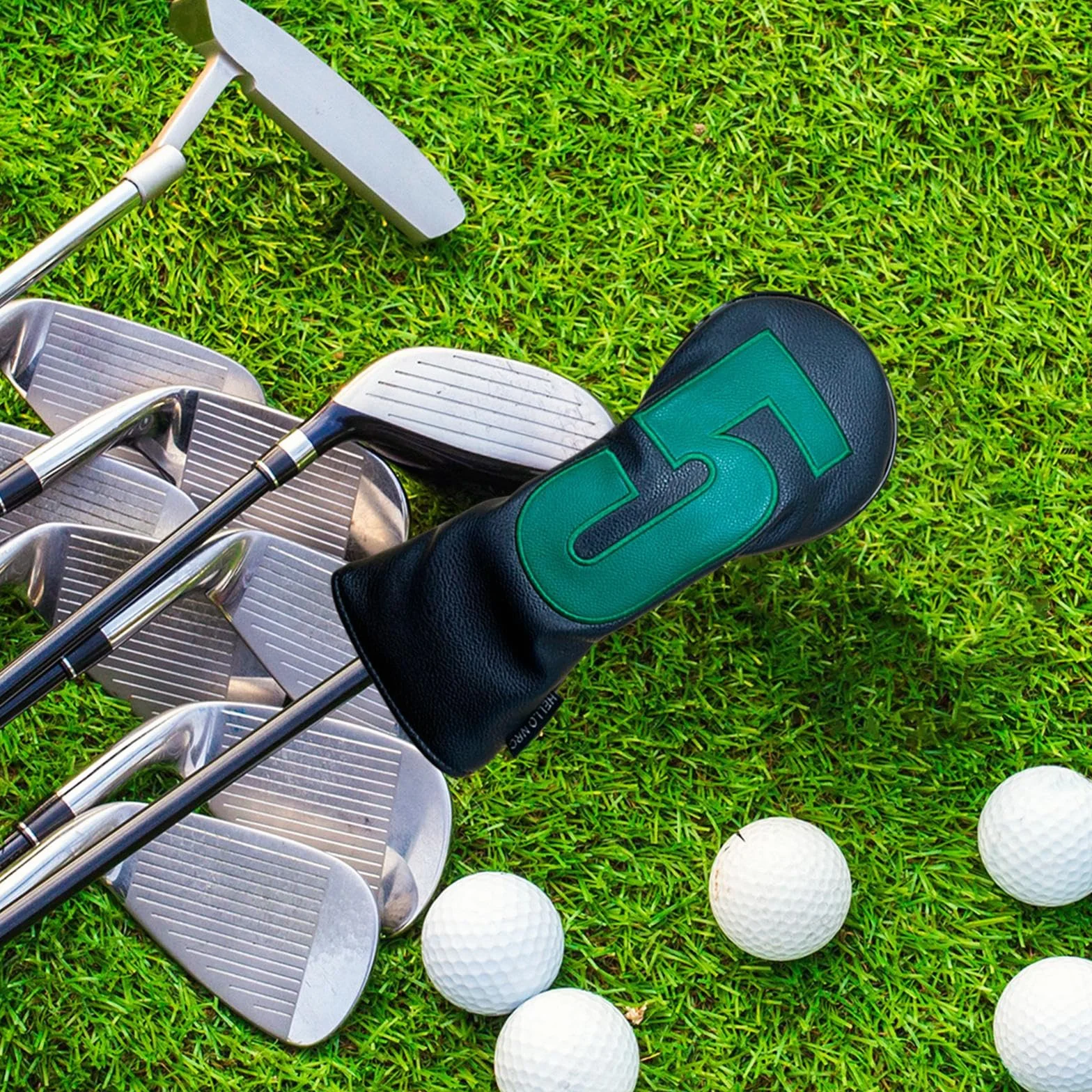 Funda para Cabeza de Palo de Golf para Maderas, Protector de Cuero PU