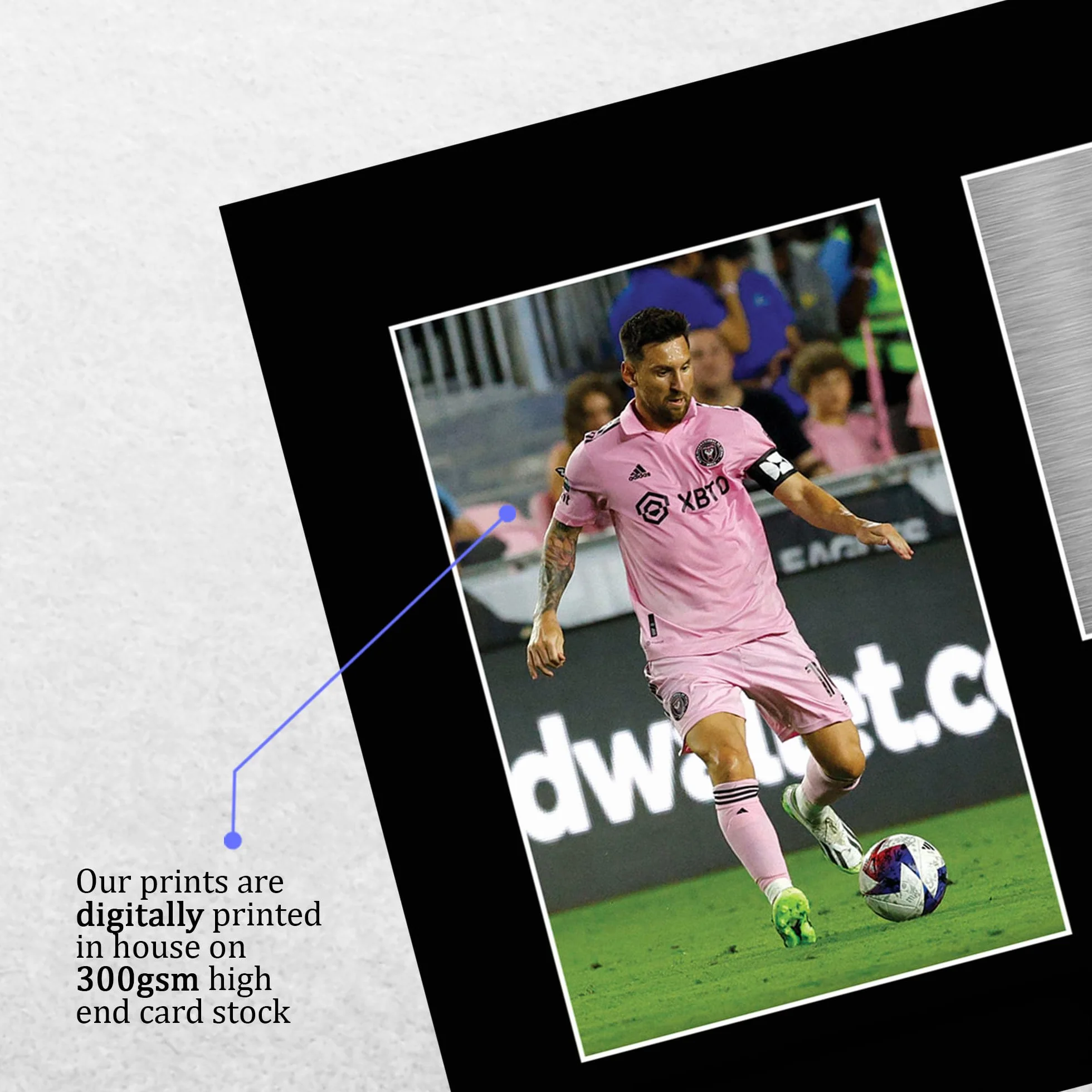 A4 Lionel Messi Inter Miami Regalos Impresos Imagen De Autógrafo Firmado Para Aficionados Al Fútbol