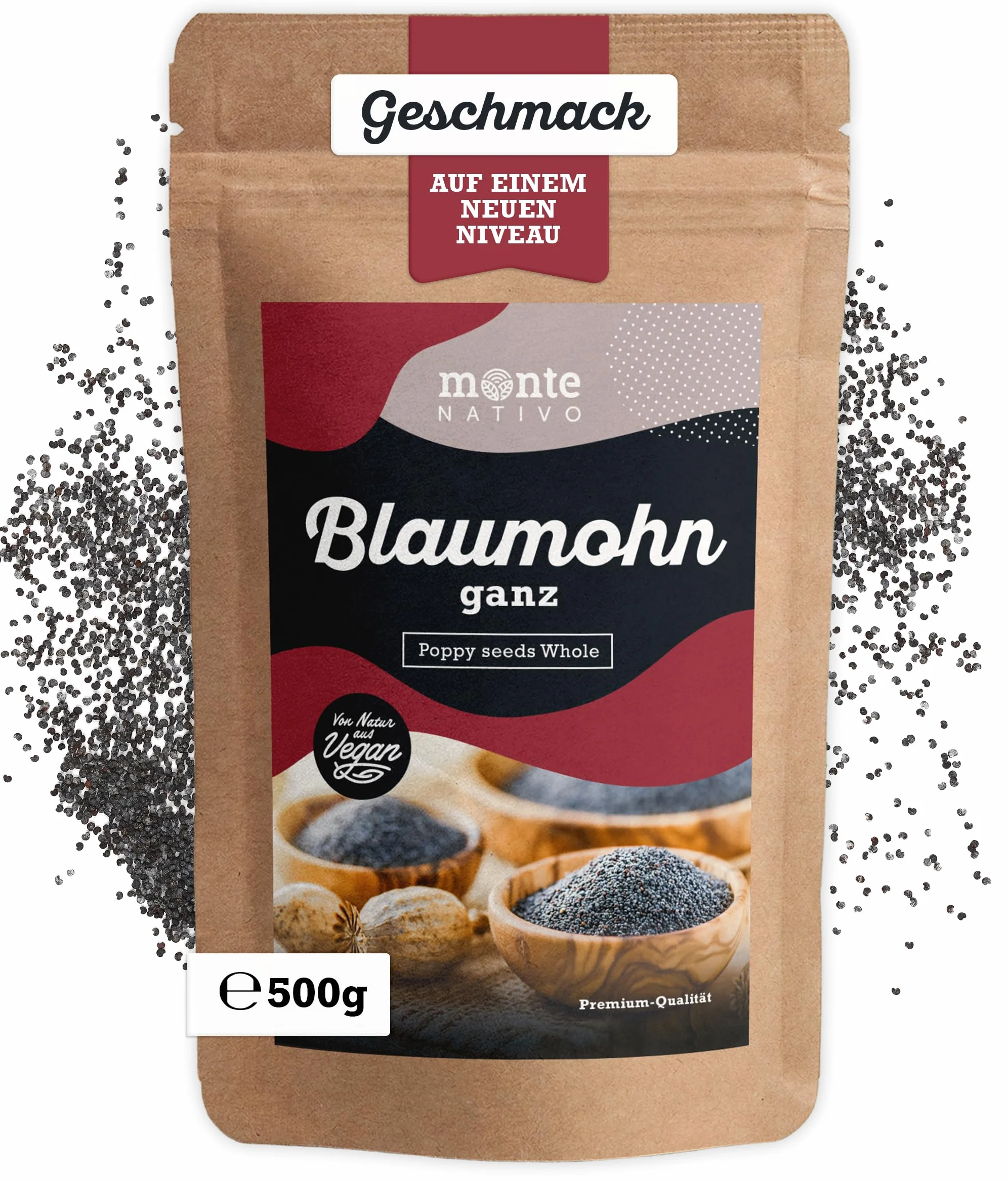 Semillas de Amapola Monte Nativo (500g) - Poppy Seeds para Cocinar