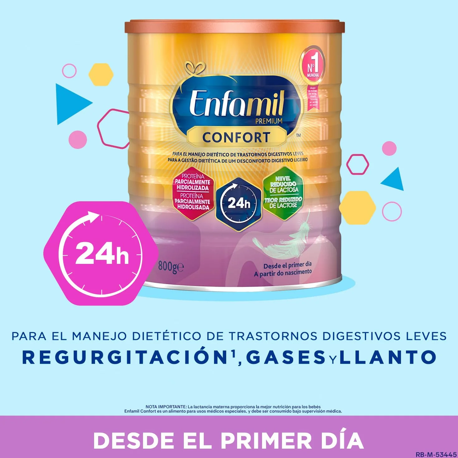 Enfamil Premium Confort Pack Fórmula para Bebés con Trastornos Digestivos - 4 latas x 800 g