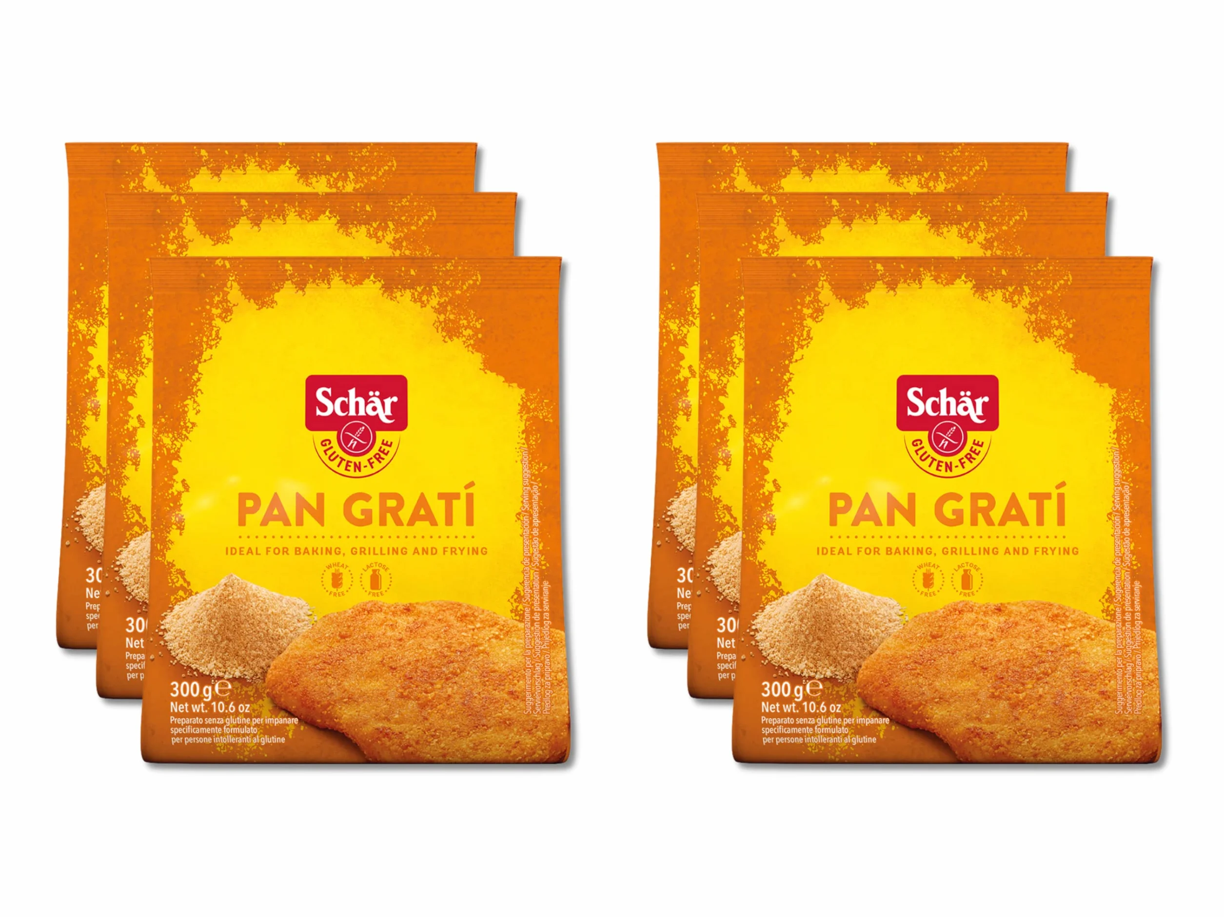 Pan rallado sin gluten Schär 100604, 6 x 300 g