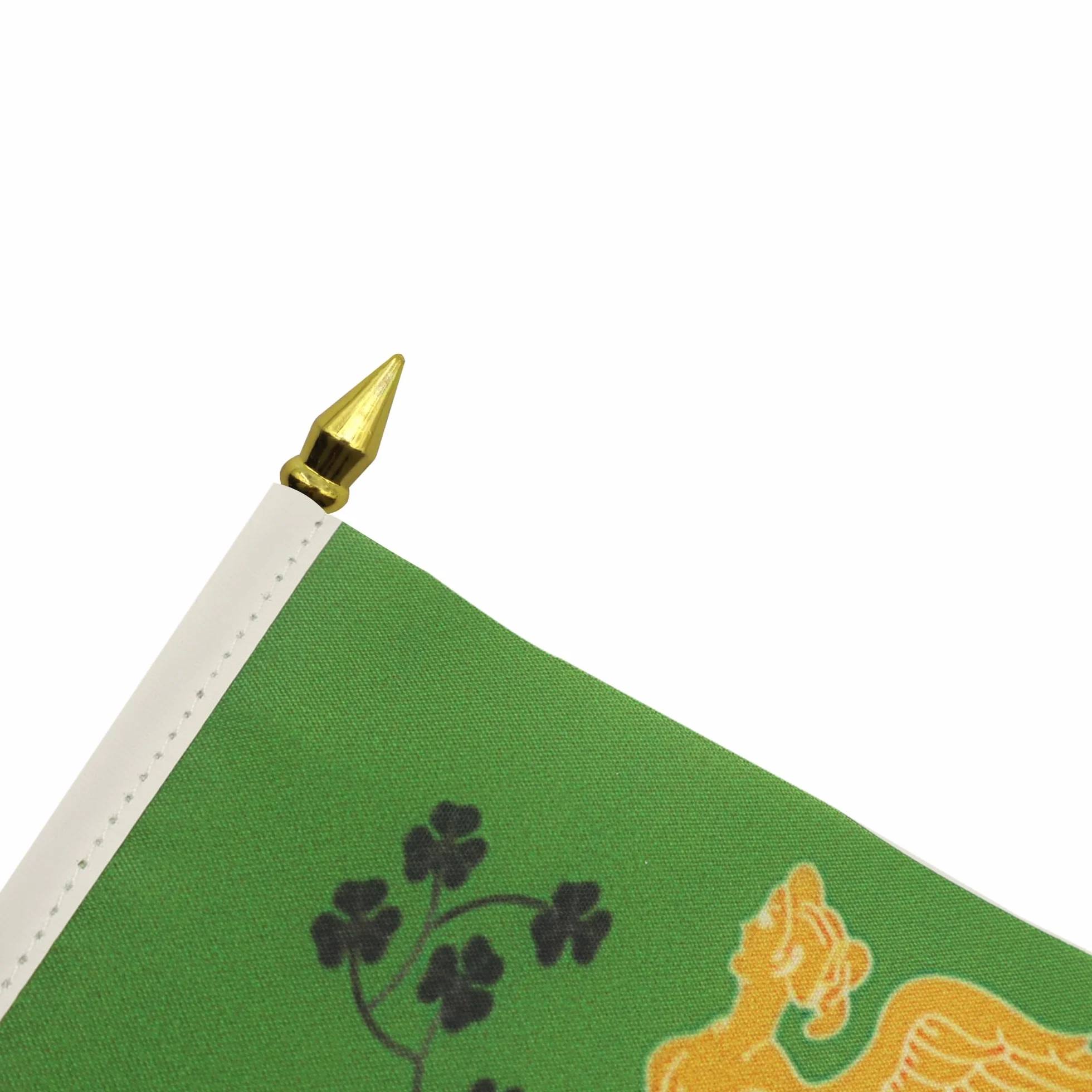 AZ FLAG Bandera de Mesa Irlanda Erin Go Bragh 15x10cm Banderina Despacho Irlandesa Punta Dorada