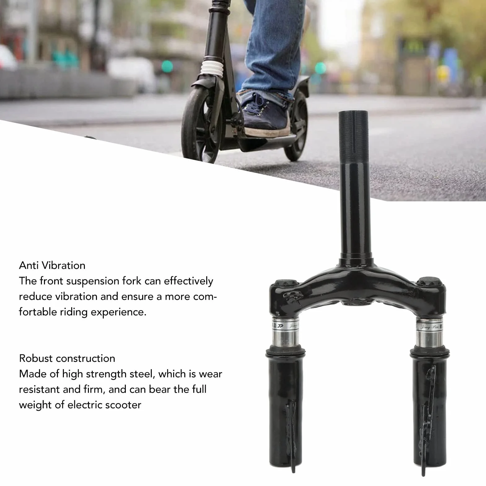 Horquilla de Suspensión Delantera Antivibración para Segway MAX G30 G30D