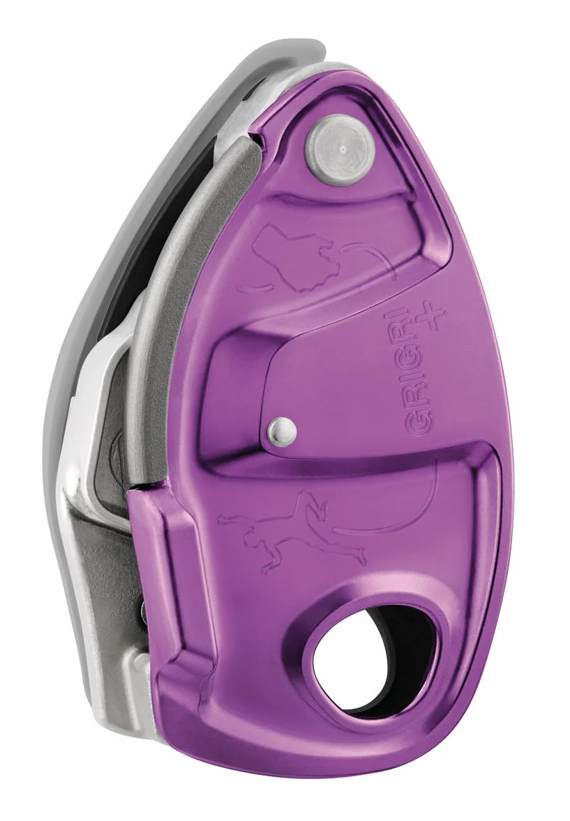 Petzl Grigri+ Aseguradora De Bloqueo Asistido Violeta