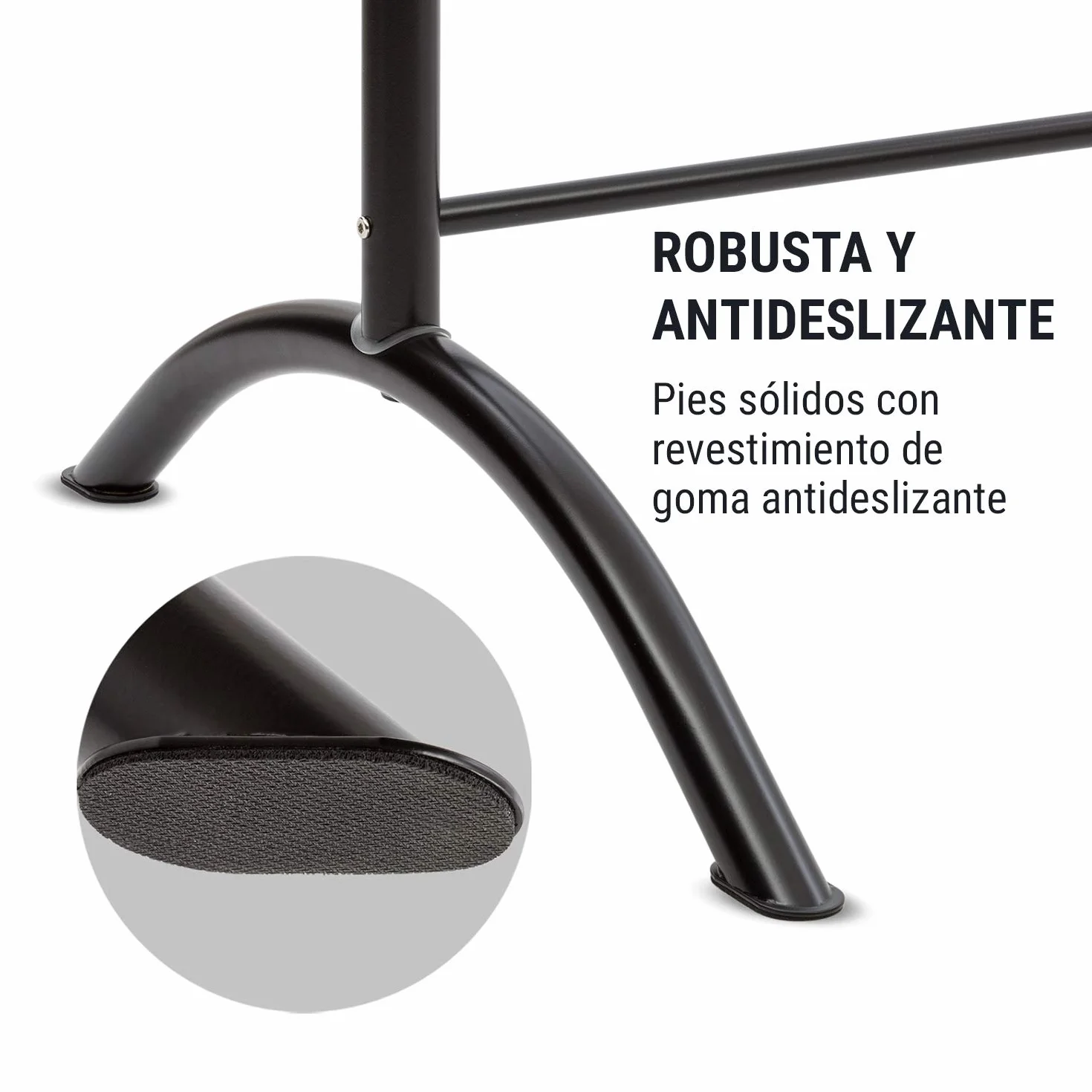 Klarfit Barre Doble de Ballet para Casa, Recubrimiento de Goma Antideslizante, Altura Flexible, Acero con Aspecto de Madera