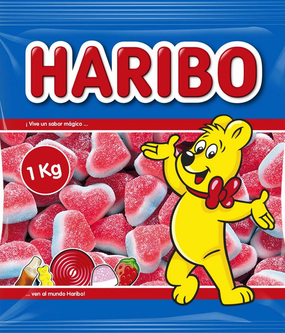 Haribo - Tricorazon - Caramelos de goma - 1 kg
