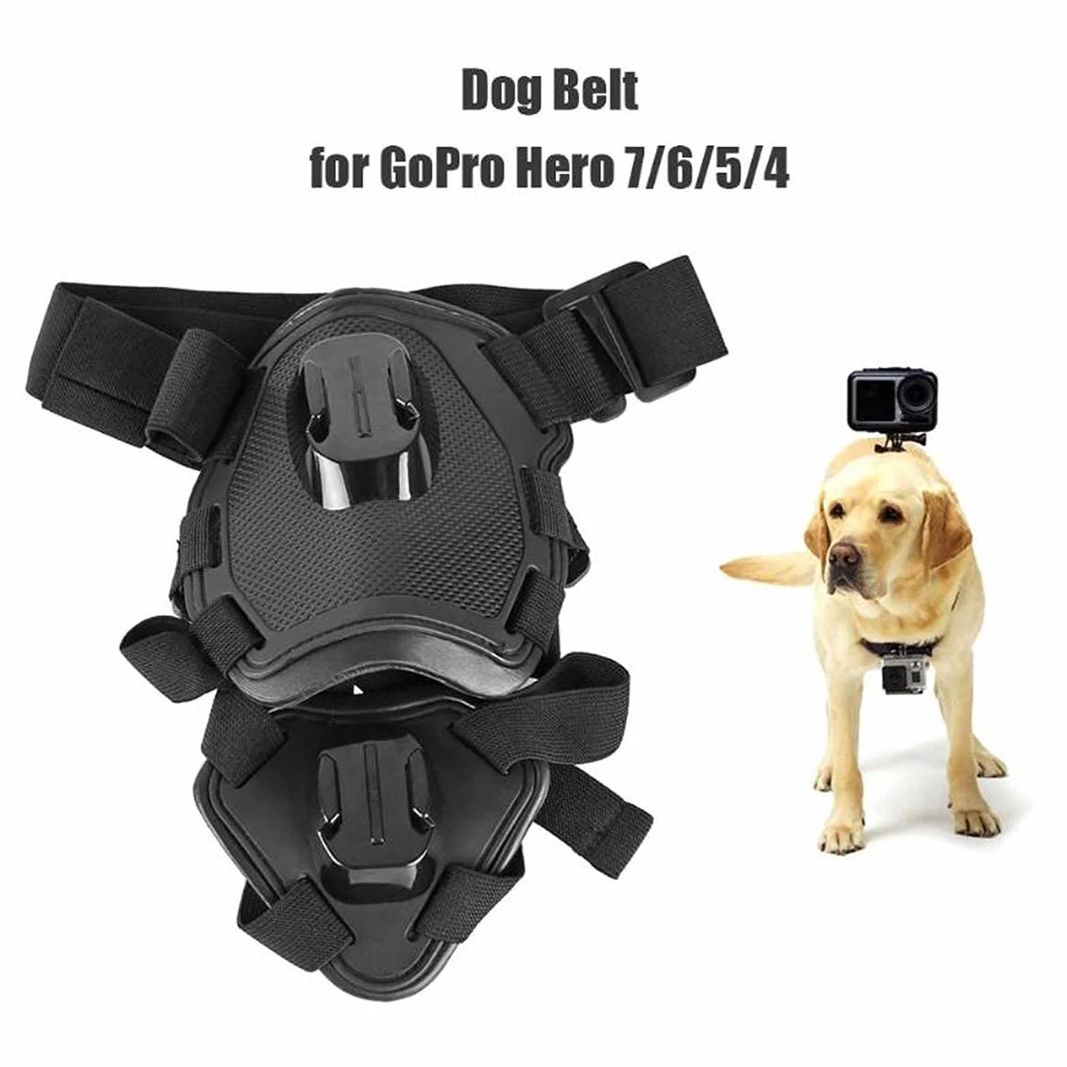 DUTTY Soporte Ajustable para Cámara de Acción para GoPro Hero 7 6 5 4 Xiaoyi Sports CAM Correa para el Pecho