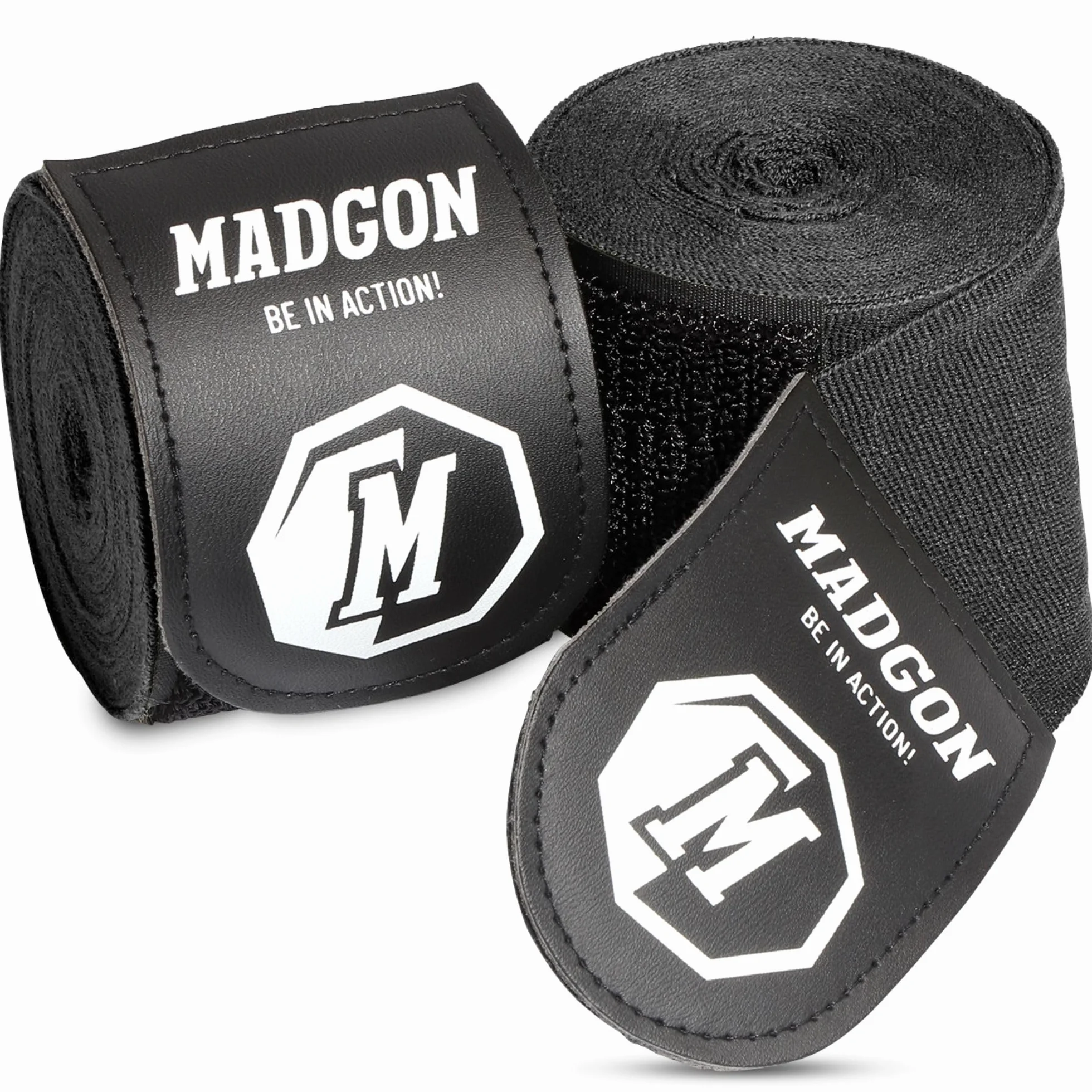 MADGON Vendas Boxeo Correa Velcro Gancho Pulgar 3m 3,8m 4,5m Duradero MMA Kickboxing