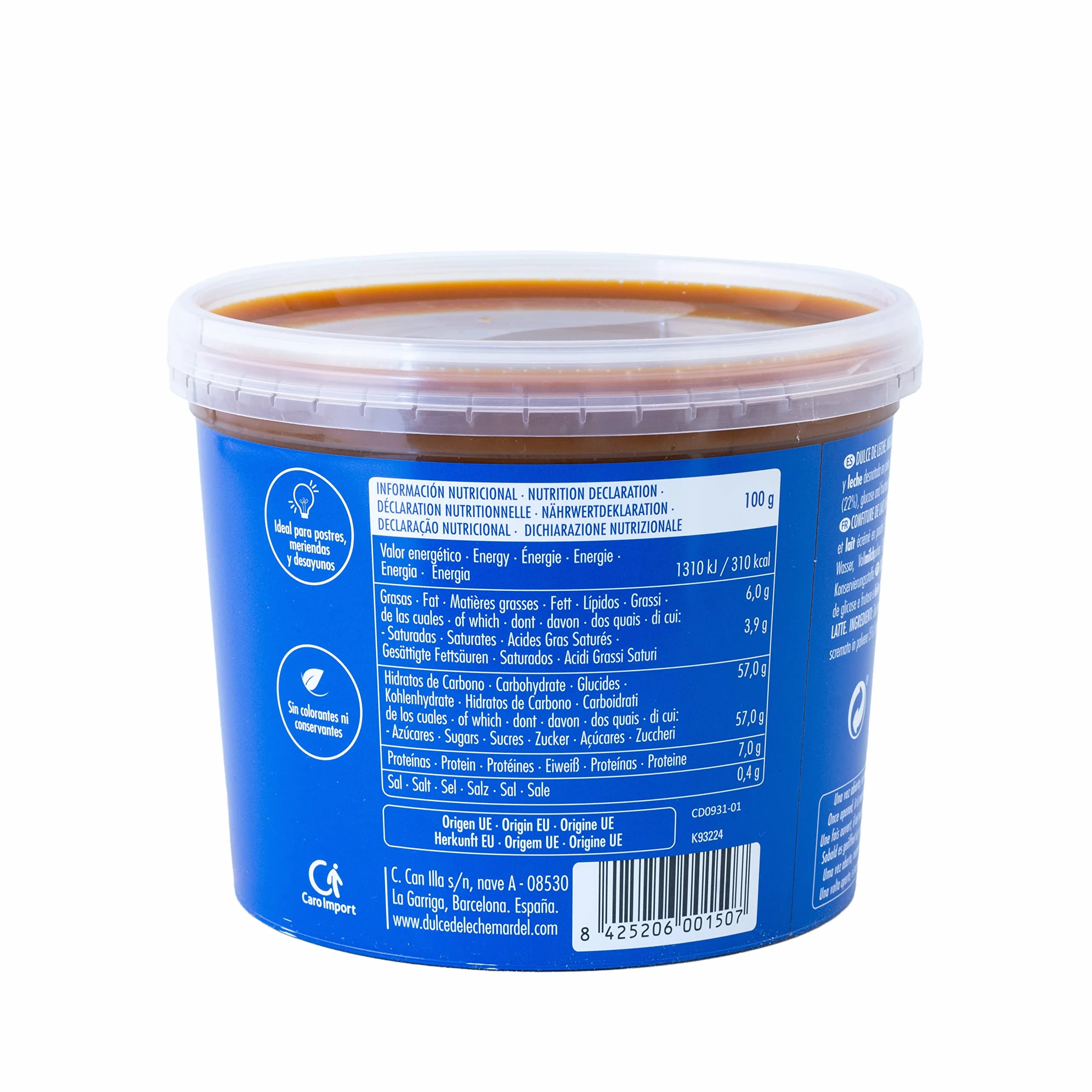 Dulce de leche Clásico Mardel 1Kg (1)