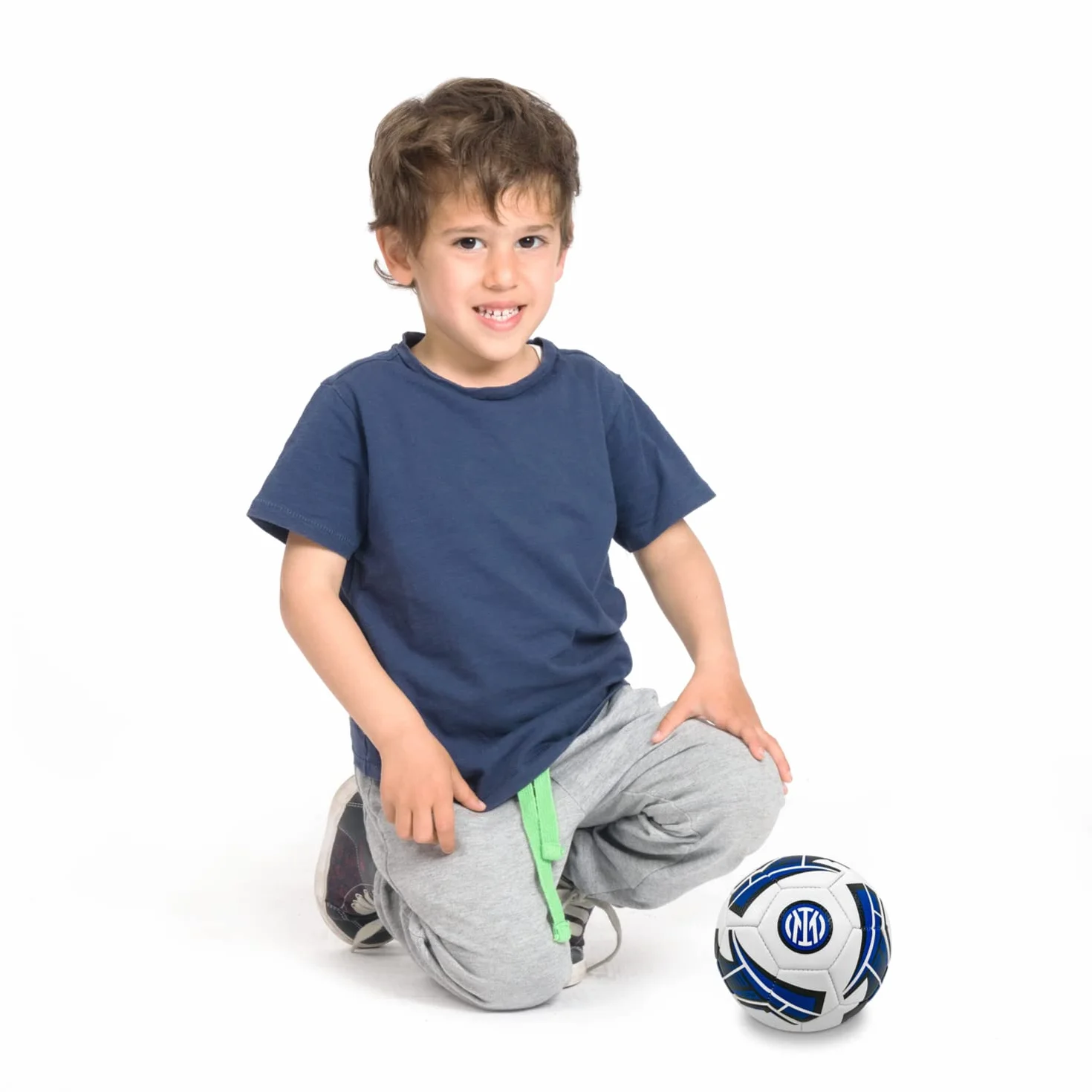 Mondo Sport MINI Balón de fútbol Cosido INTER Talla 2 220 g