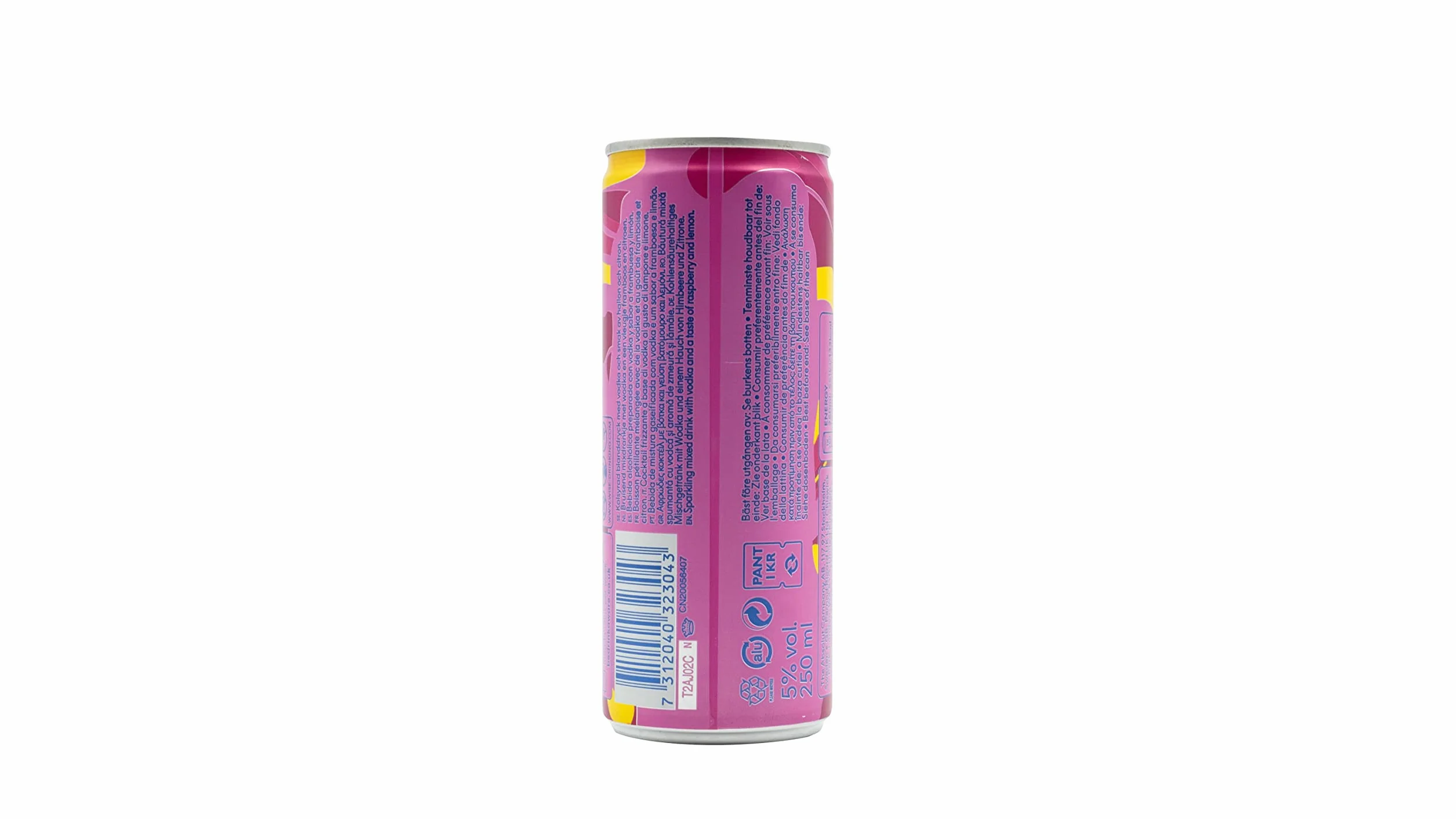Absolut Raspberry Lemonade REDI Cóctel 12 unidades - 250 ml