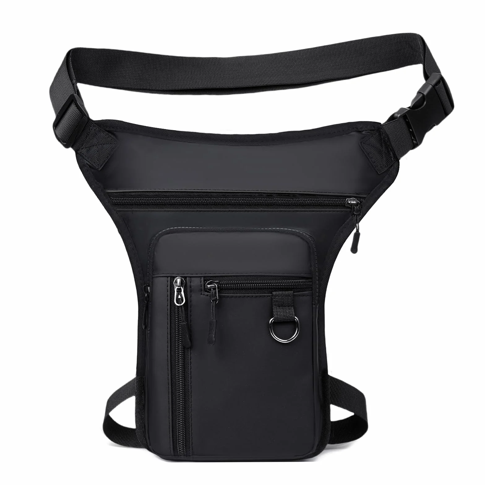 Flintronic Bolsa Pierna Moto Impermeable Tactico Riñonera Deportiva Multifunción con Correas Ajustables