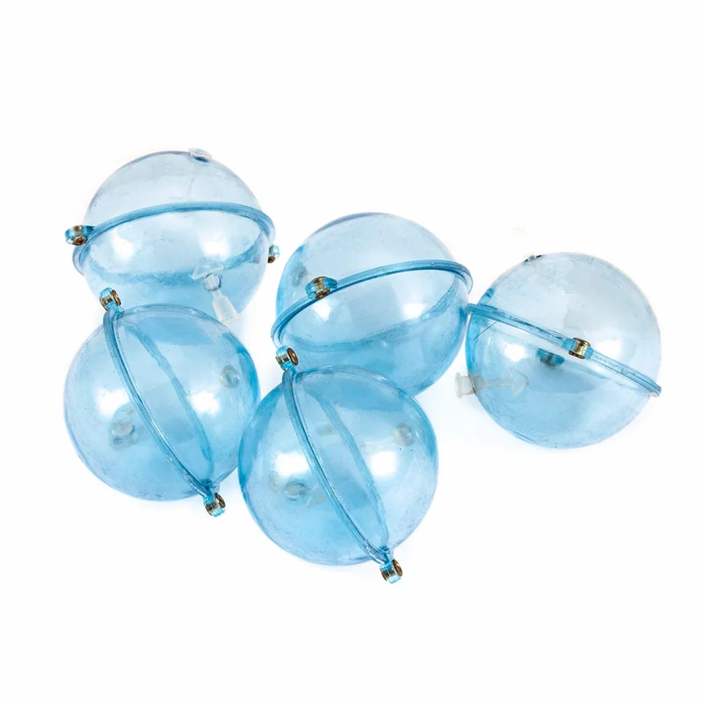LANCHEN Flotador de Pesca ABS Bolas de Plástico 25/32/40/47mm 5 unids Set Azul Rojo