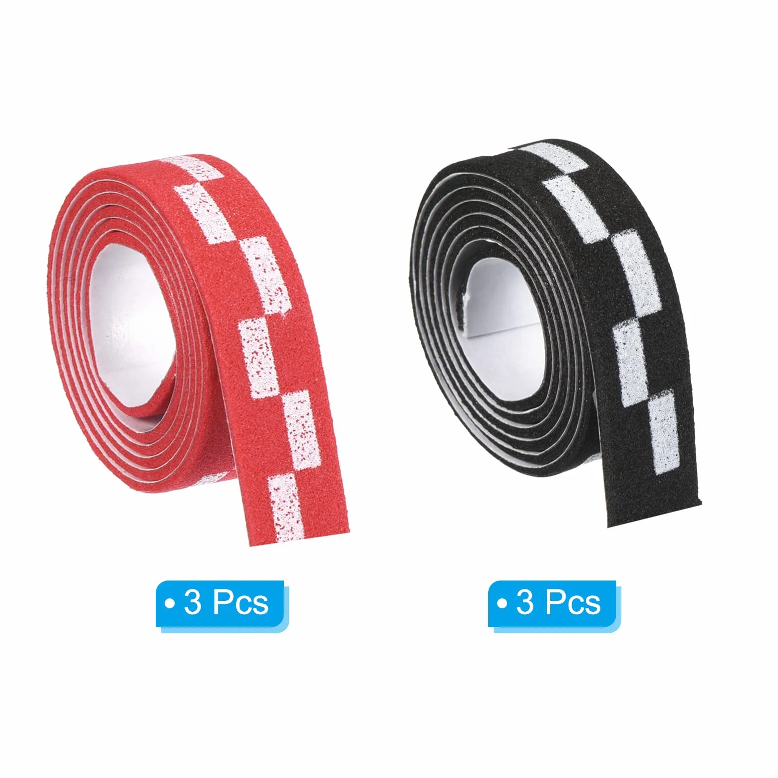 PATIKIL 6 Piezas Cinta para Borde de PingPong 45cm x 1cm Tenis de Mesa Goma Lateral para Raqueta
