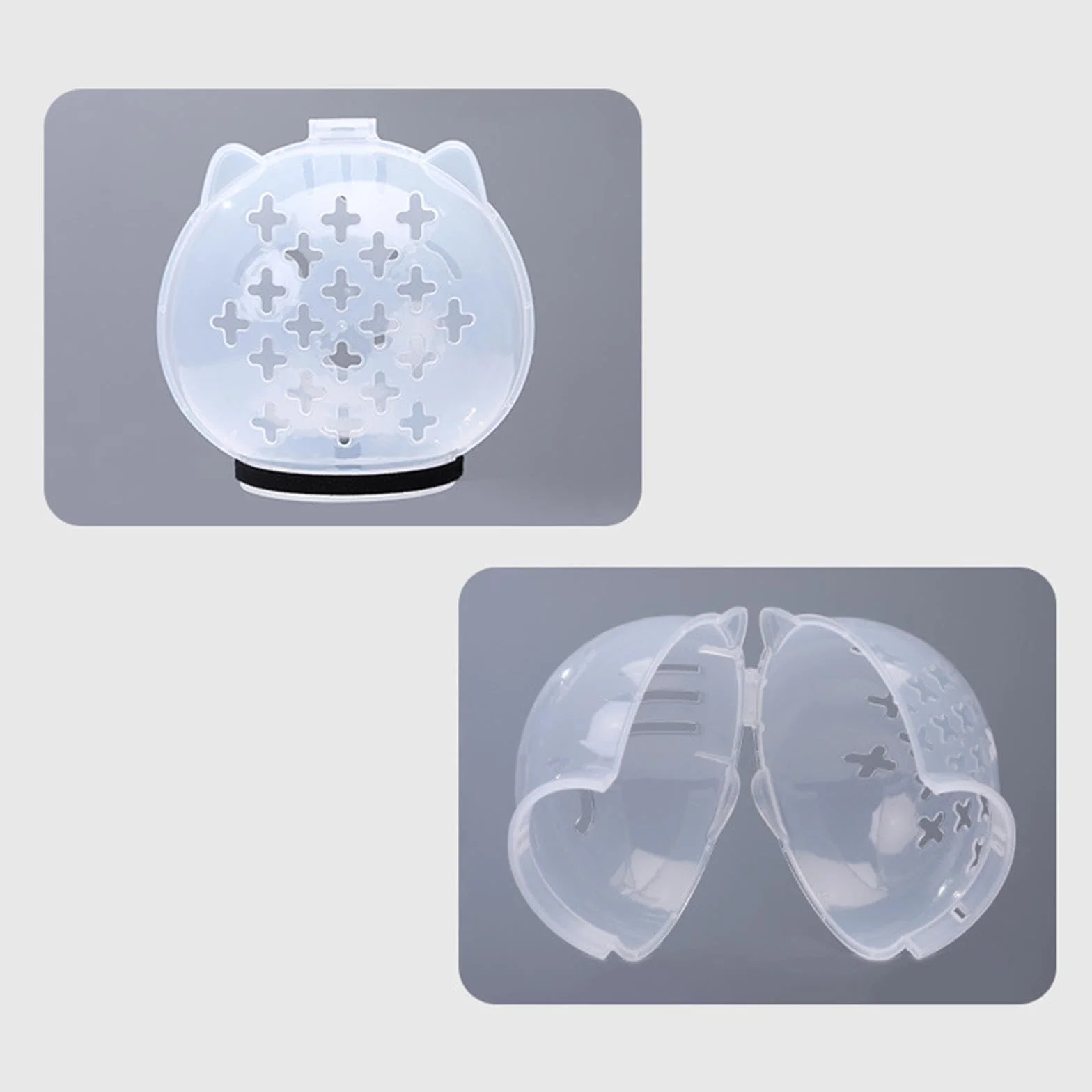 Capucha antilamer ajustable para gato LOVIVER, protección transparente para baño