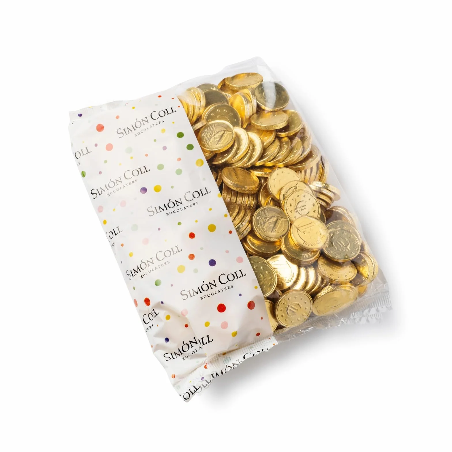 Chocolates Simón Coll (Bolsa 300 Monedas) de Chocolate con Leche - Chocolatinas Infantiles