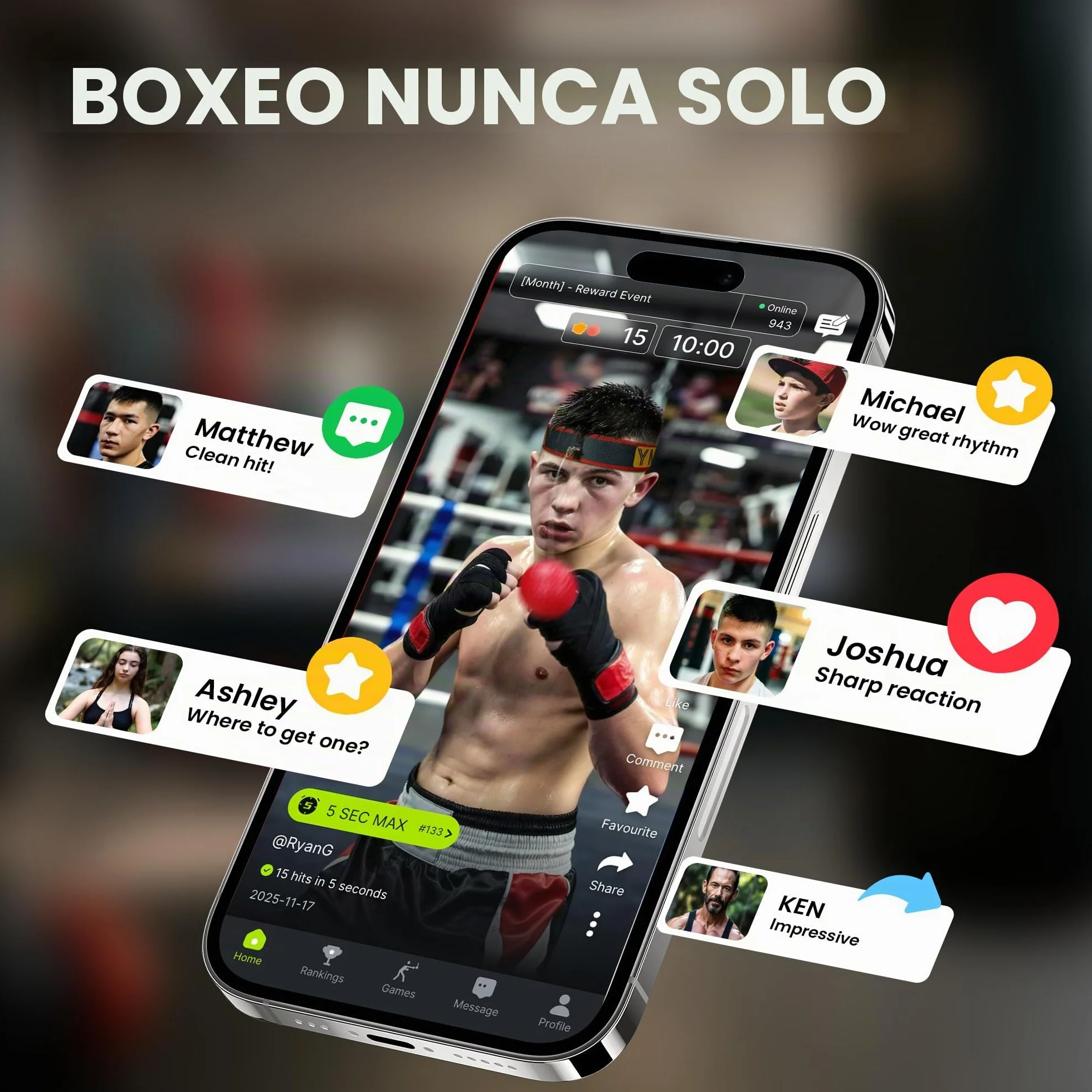 YMX Boxing Juego de Pelotas de Entrenamiento: 4 Pelotas de Reacción + 2 Diademas Ajustables