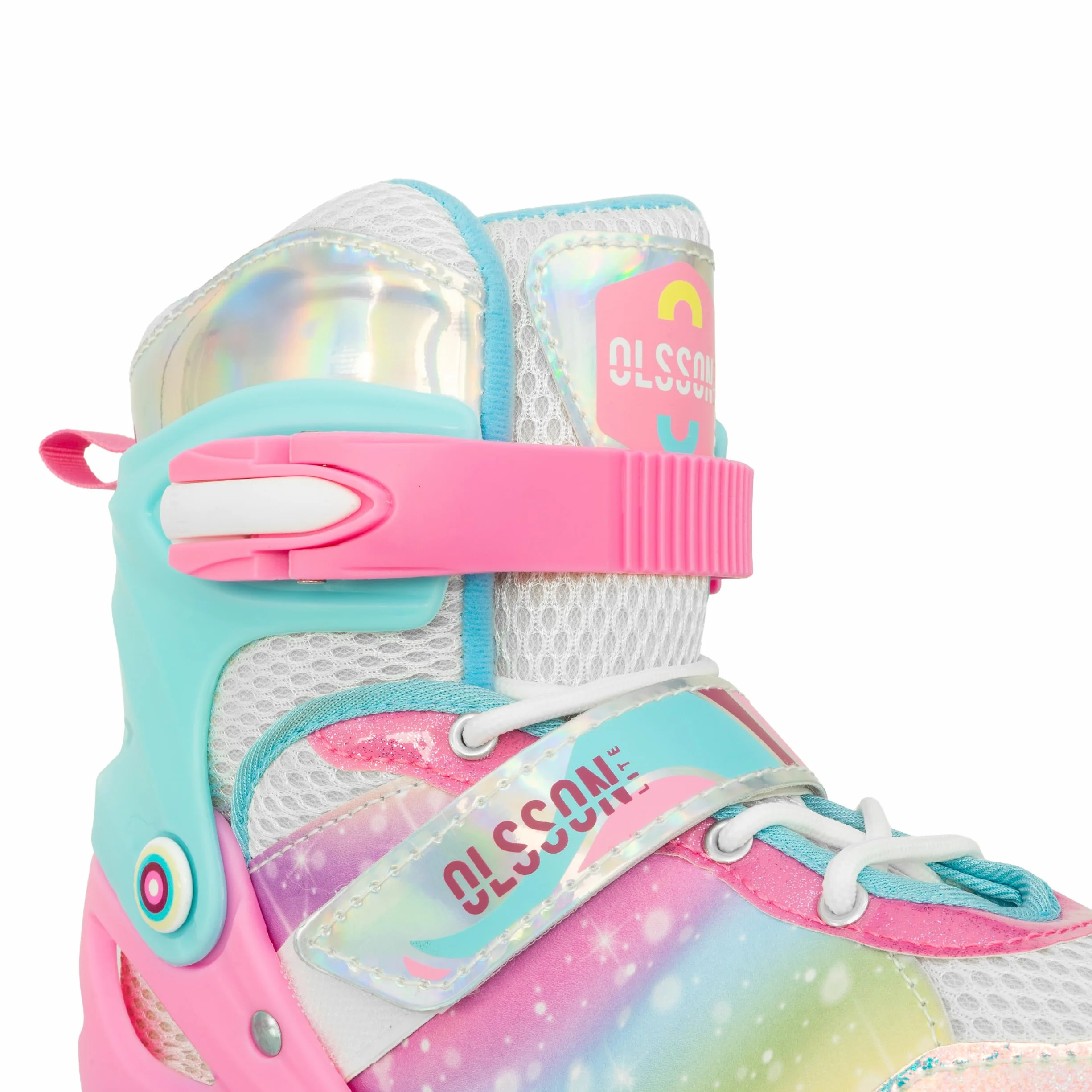Patines OLSSON Blossom Niños 4 Ruedas con Luces ABEC 7 Carbono Talla Ajustable 28-35