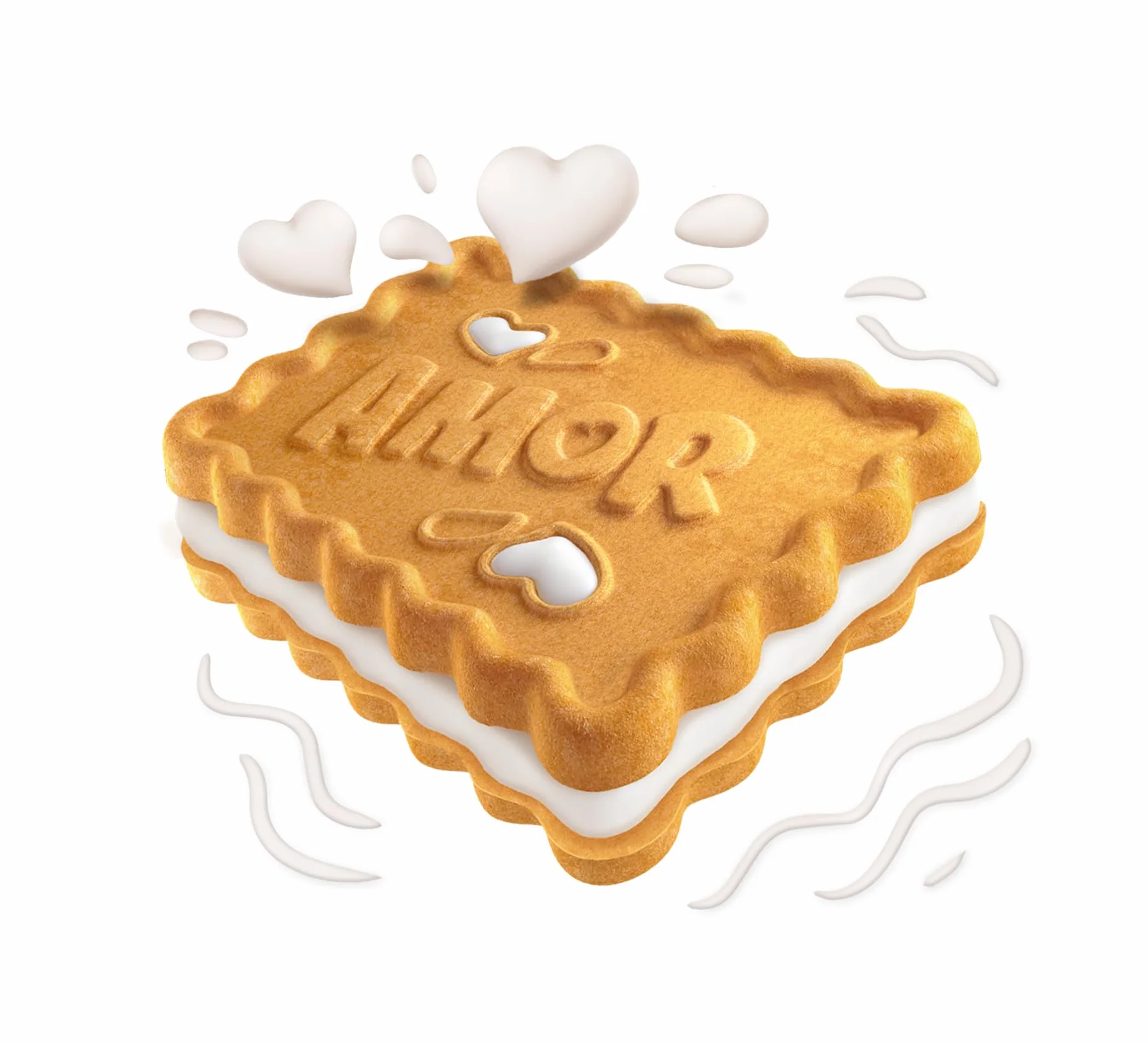 BAGLEY - Galletas rellenas Amor - 110g